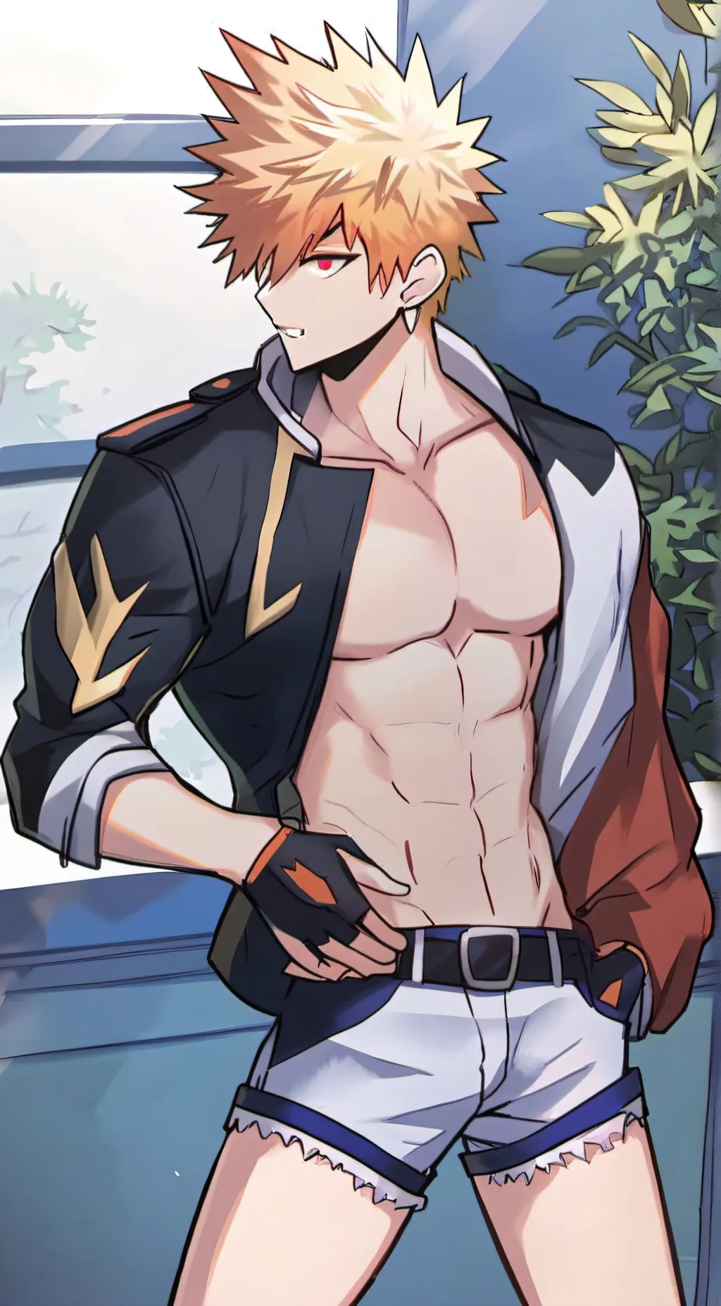 ai character: Bakugo background