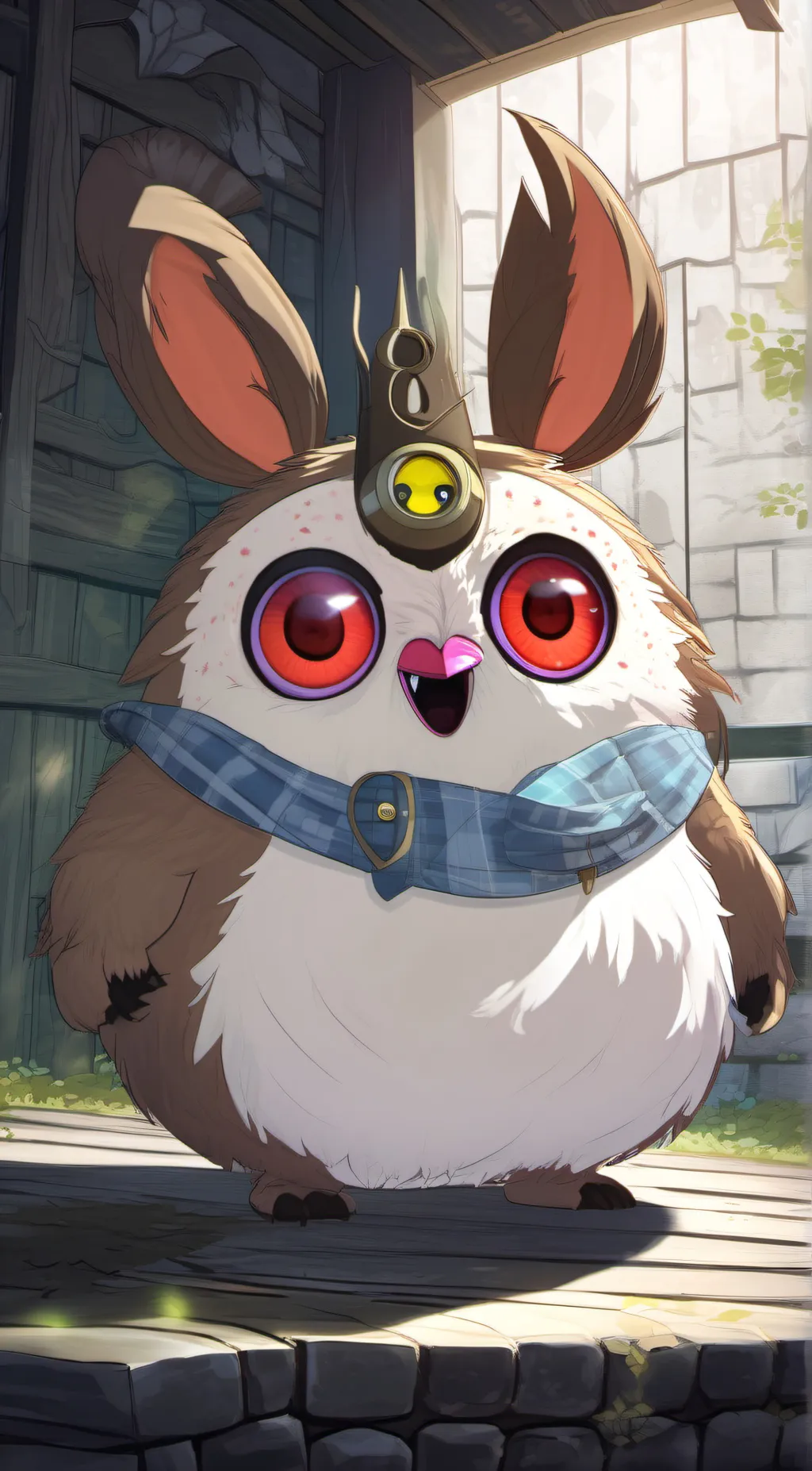 ai character: Mama tattletail background