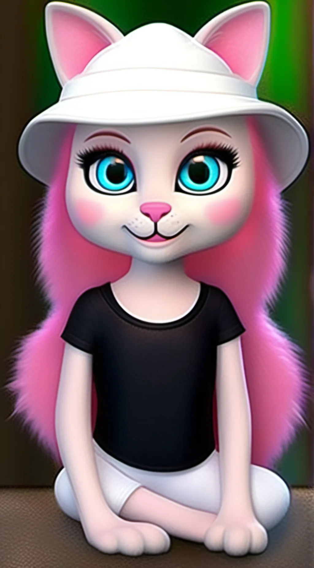 ai character: my talking angela  background