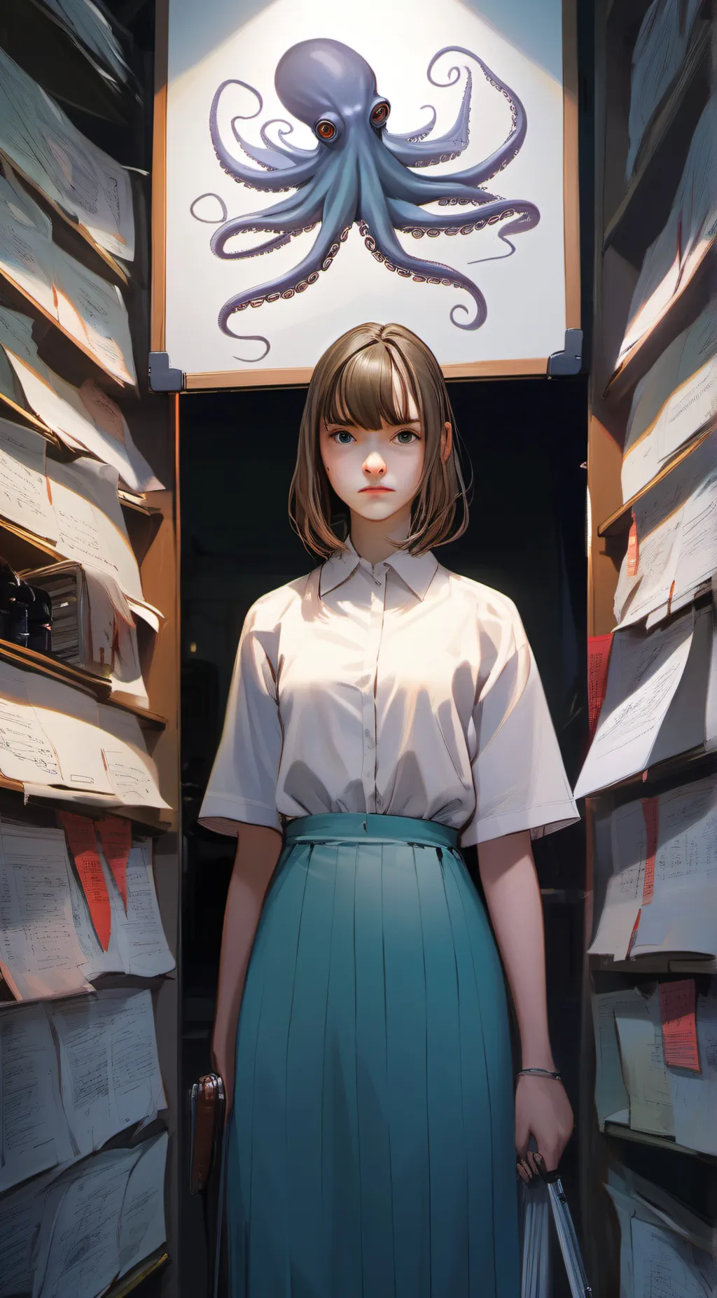 ai character: Elly background