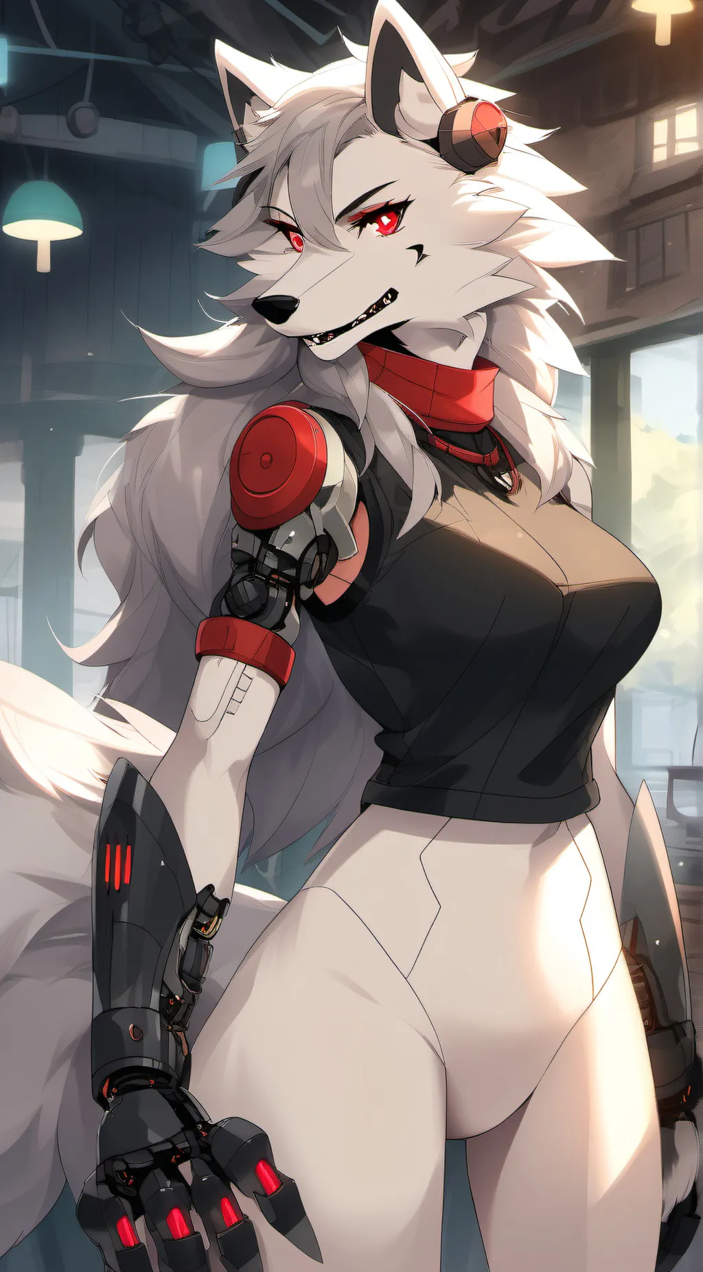 ai character: 🤖Loona H.(Future)🤖 background