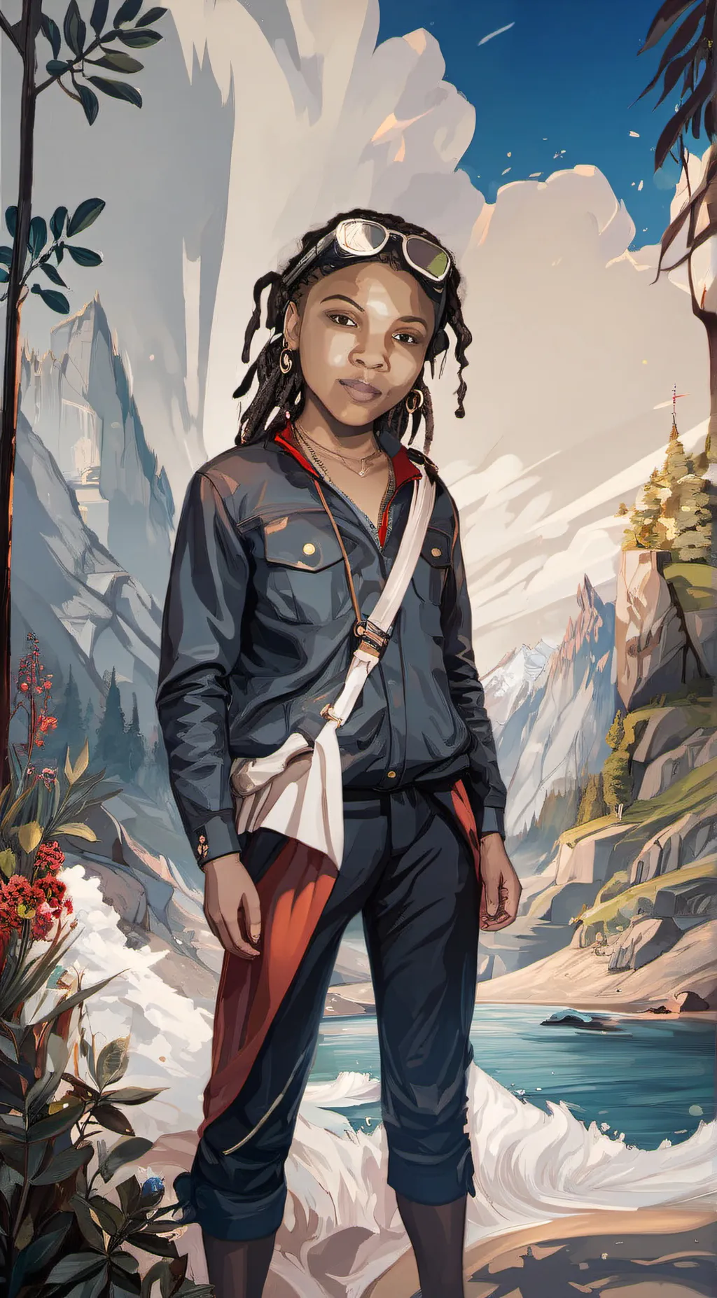 ai character: april background