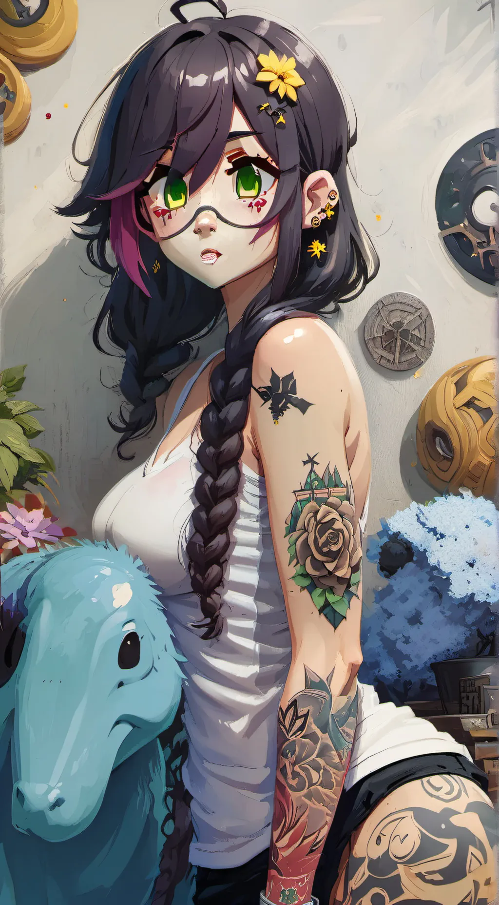 ai character: mya background