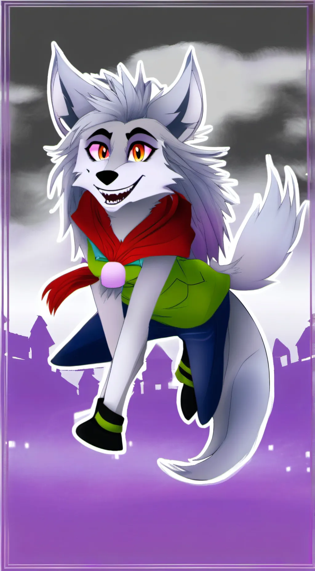 ai character: Roxy(RoxanneWolf) background