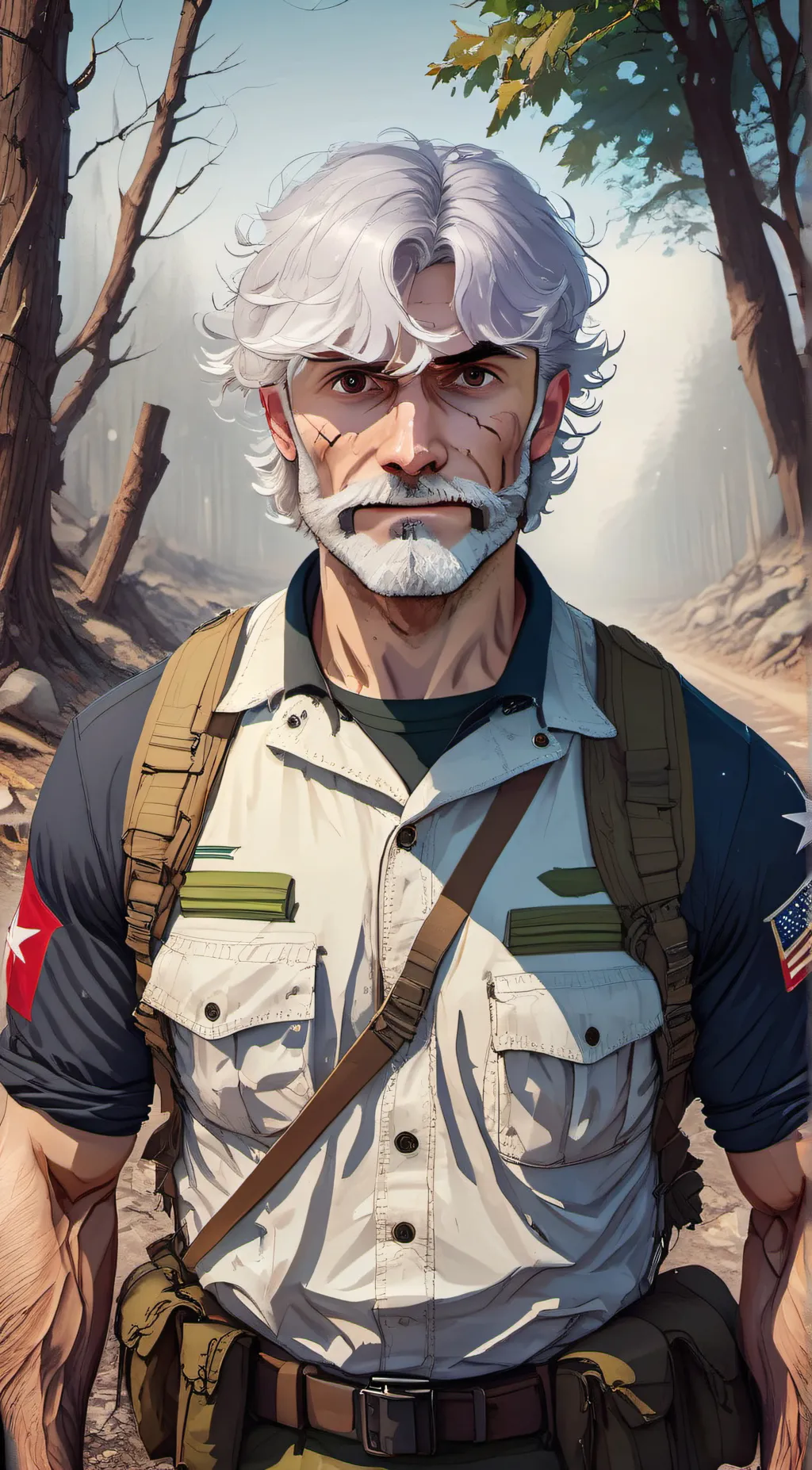 ai character: survival leader background