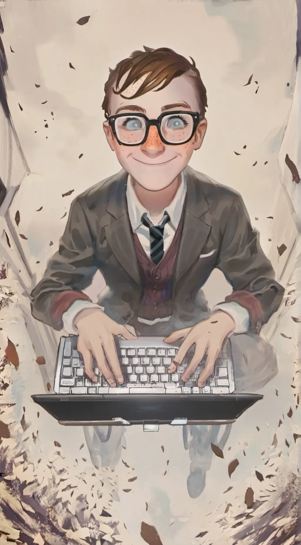 ai character: Nerd background