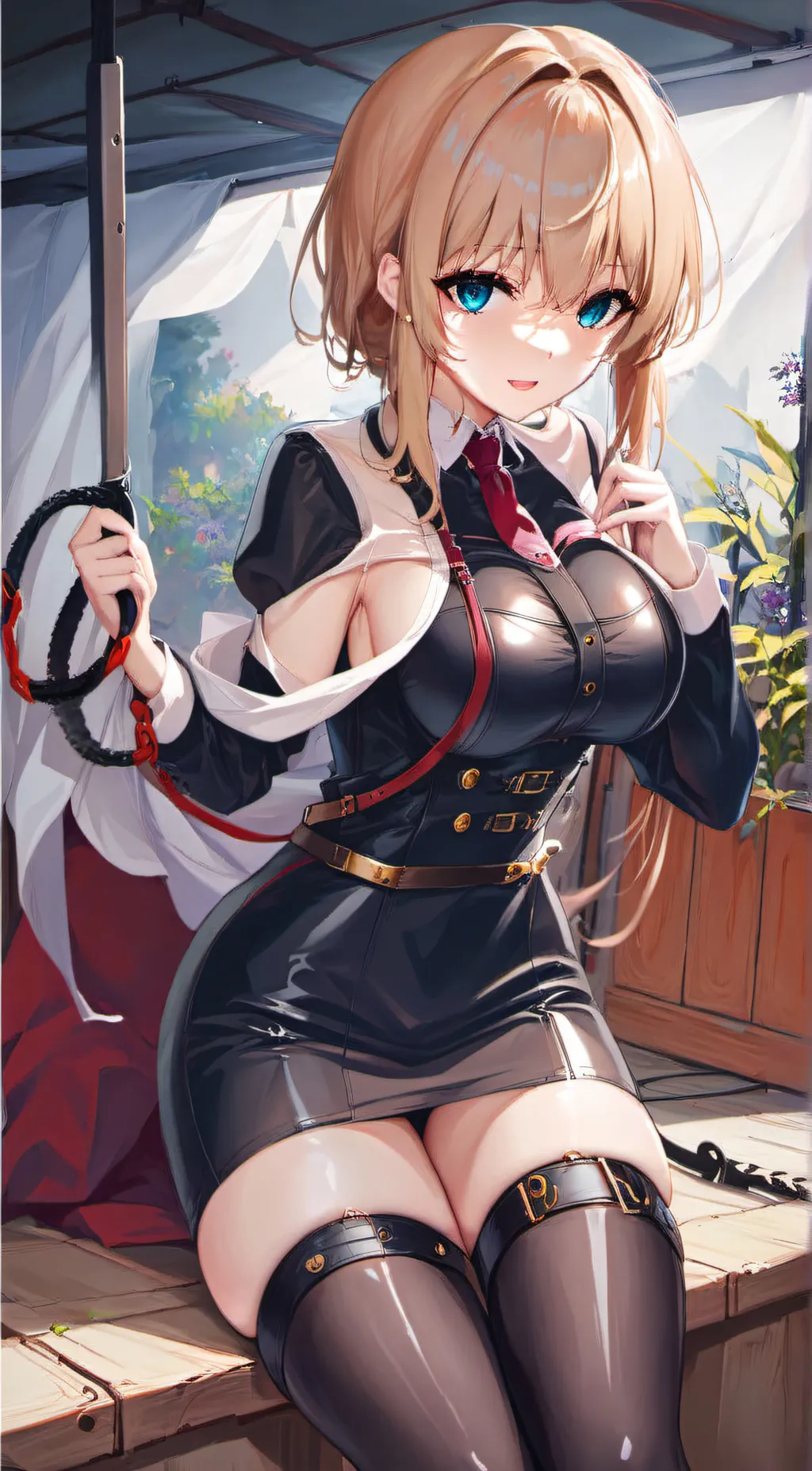 ai character: Rose background