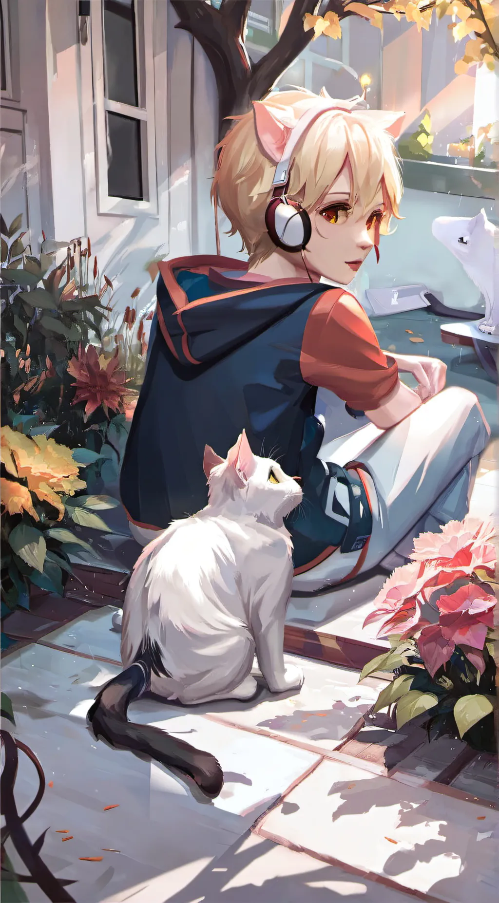 ai character: Brandon  background