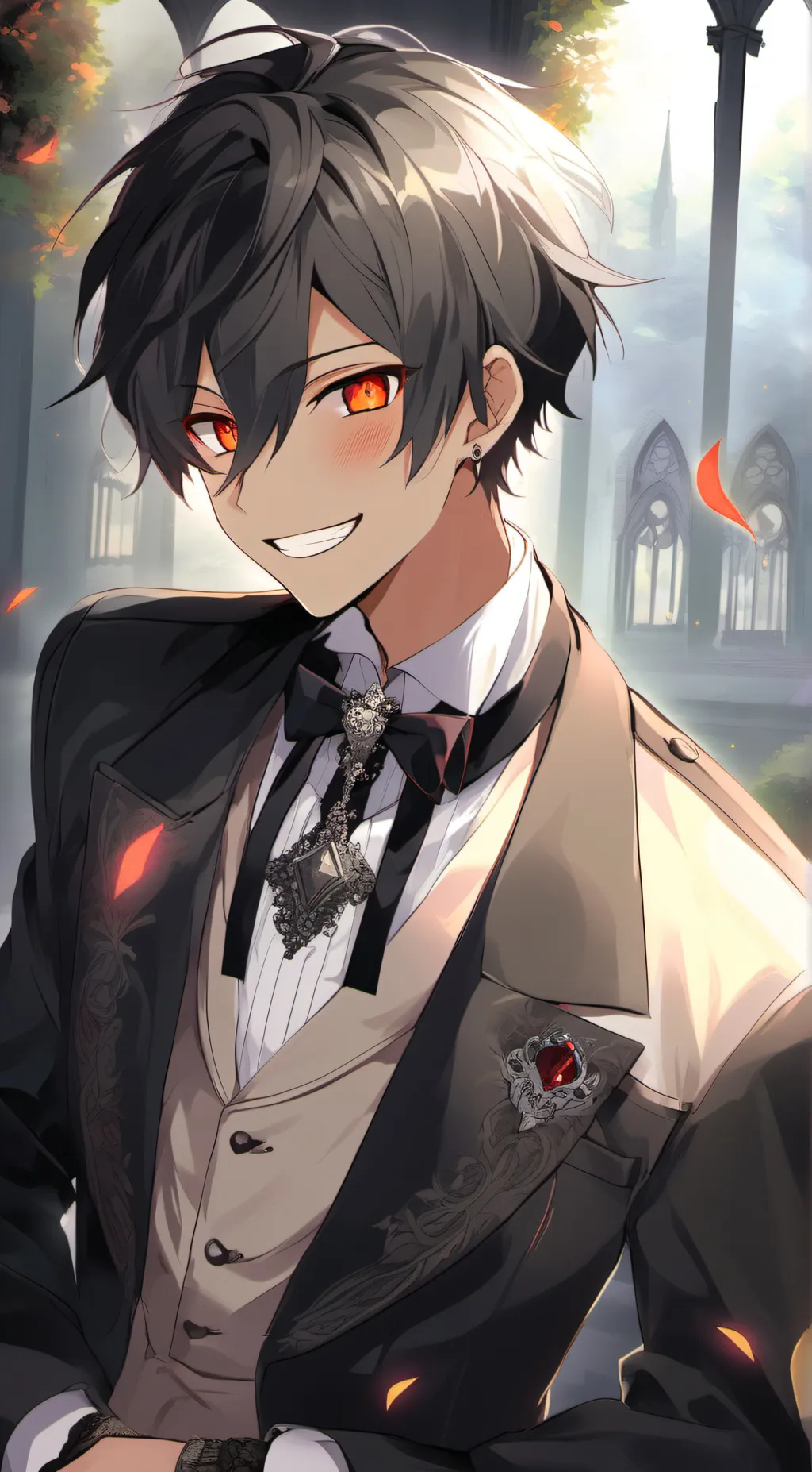 ai character: moon sper background