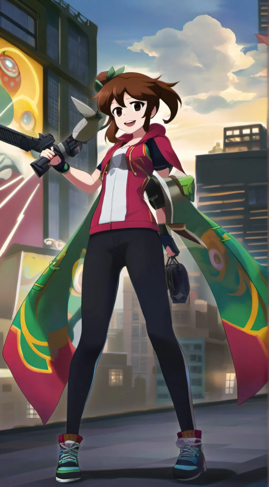 ai character: girlfriend  background