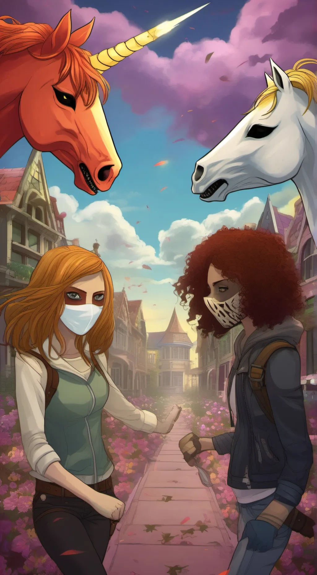 ai character: Scare characters background