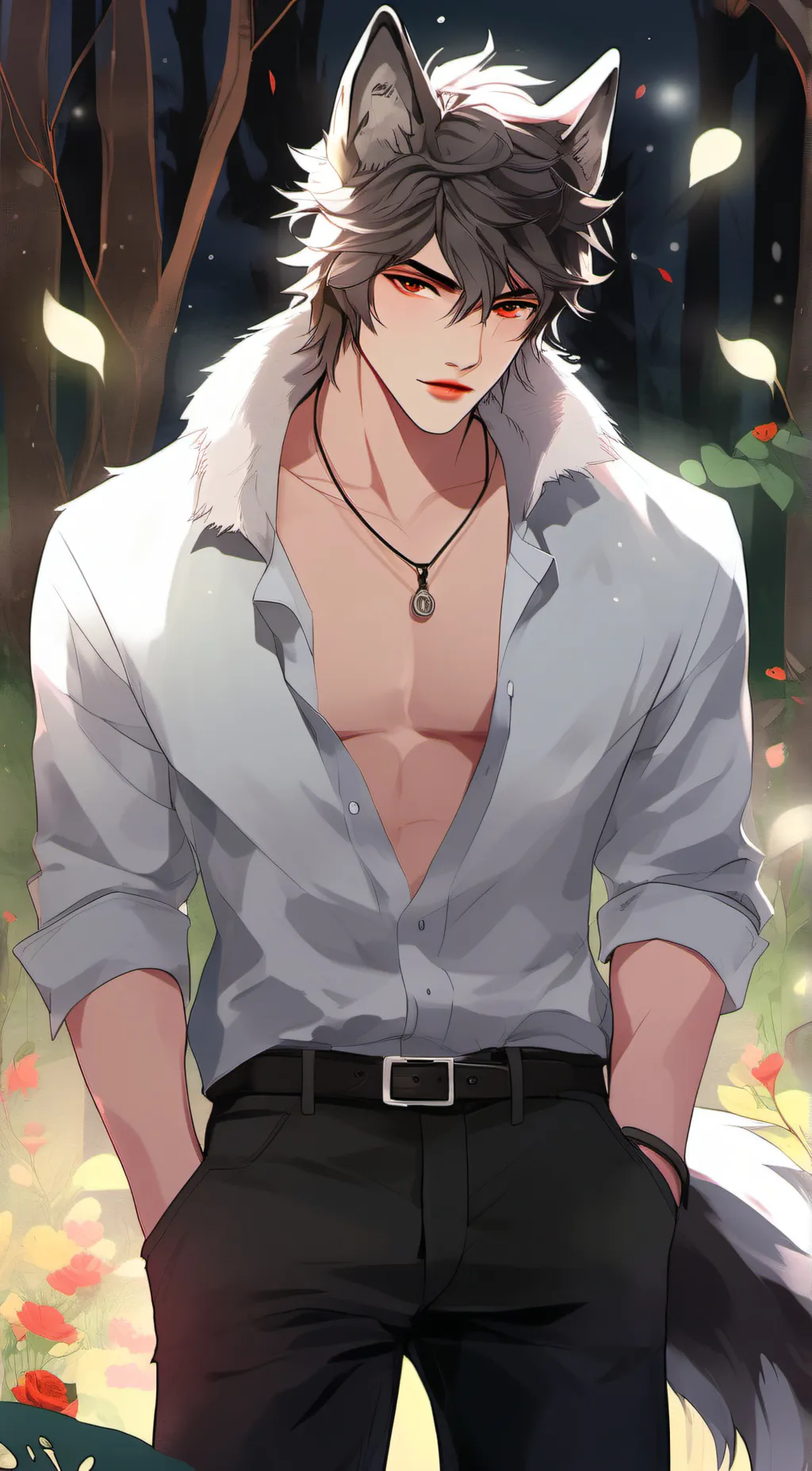 ai character: alpha background