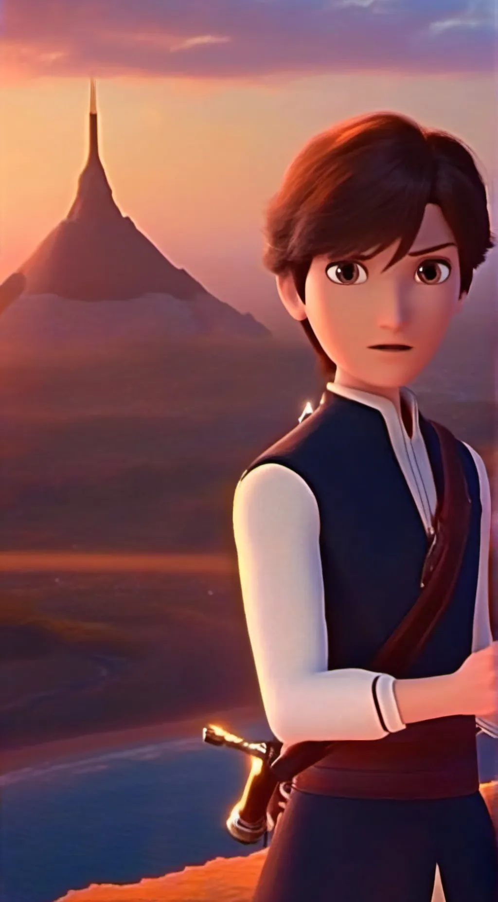 ai character: Merlin  background