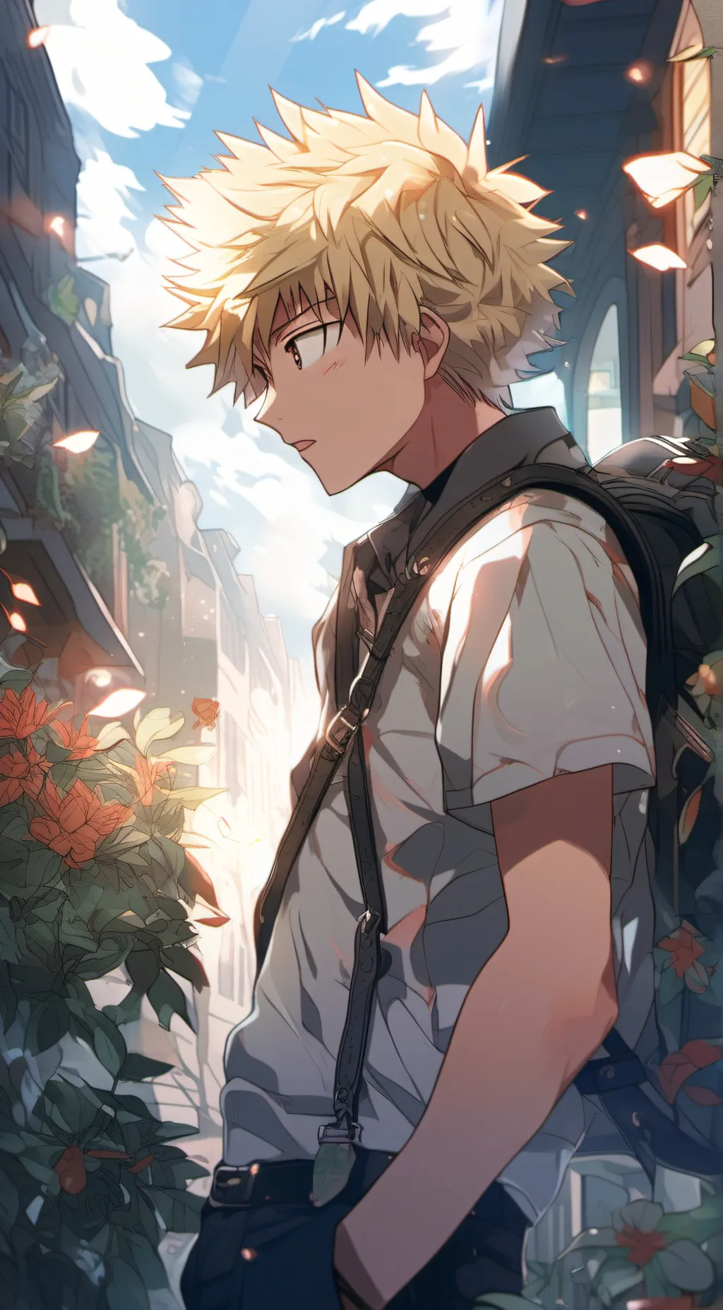 ai character: bakugo katsuki‼️ background