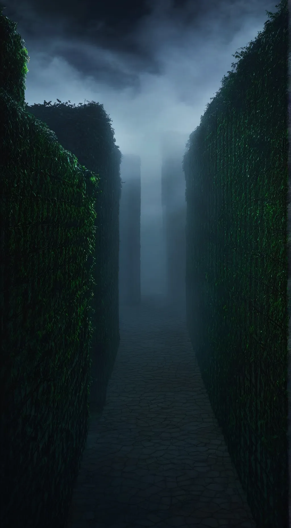 ai character: The maze background