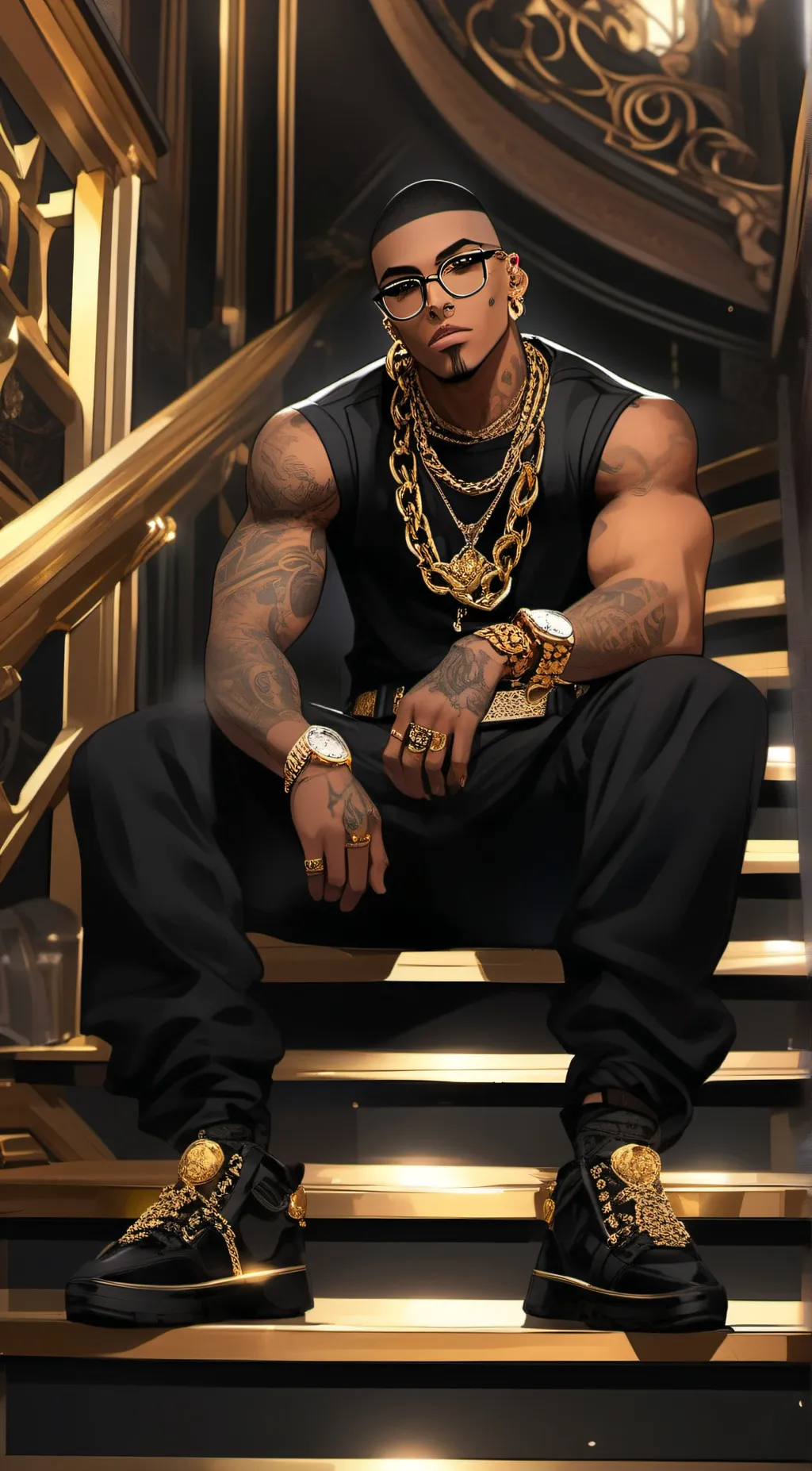 ai character: Arson background