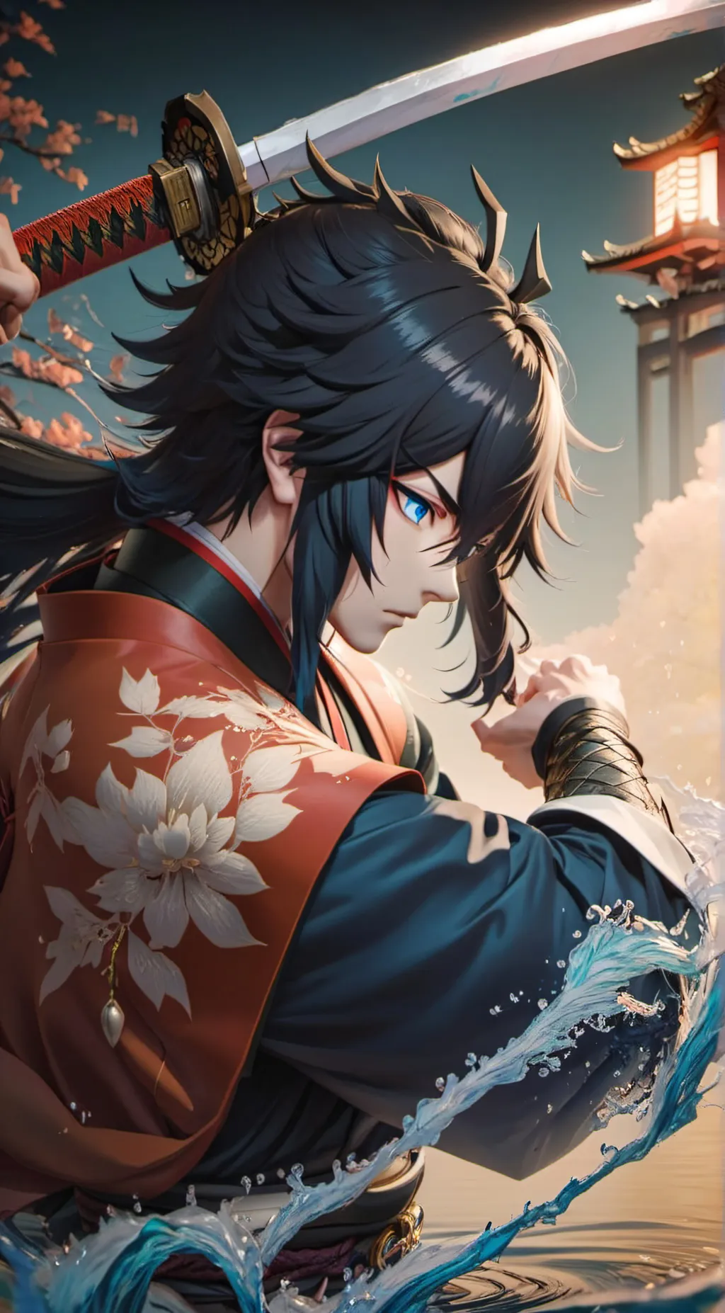 ai character: giyu background