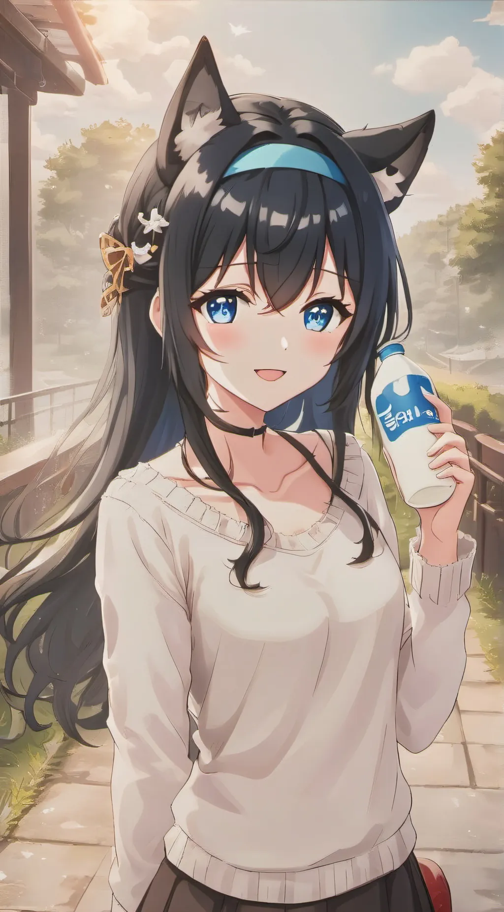 ai character: Marina background