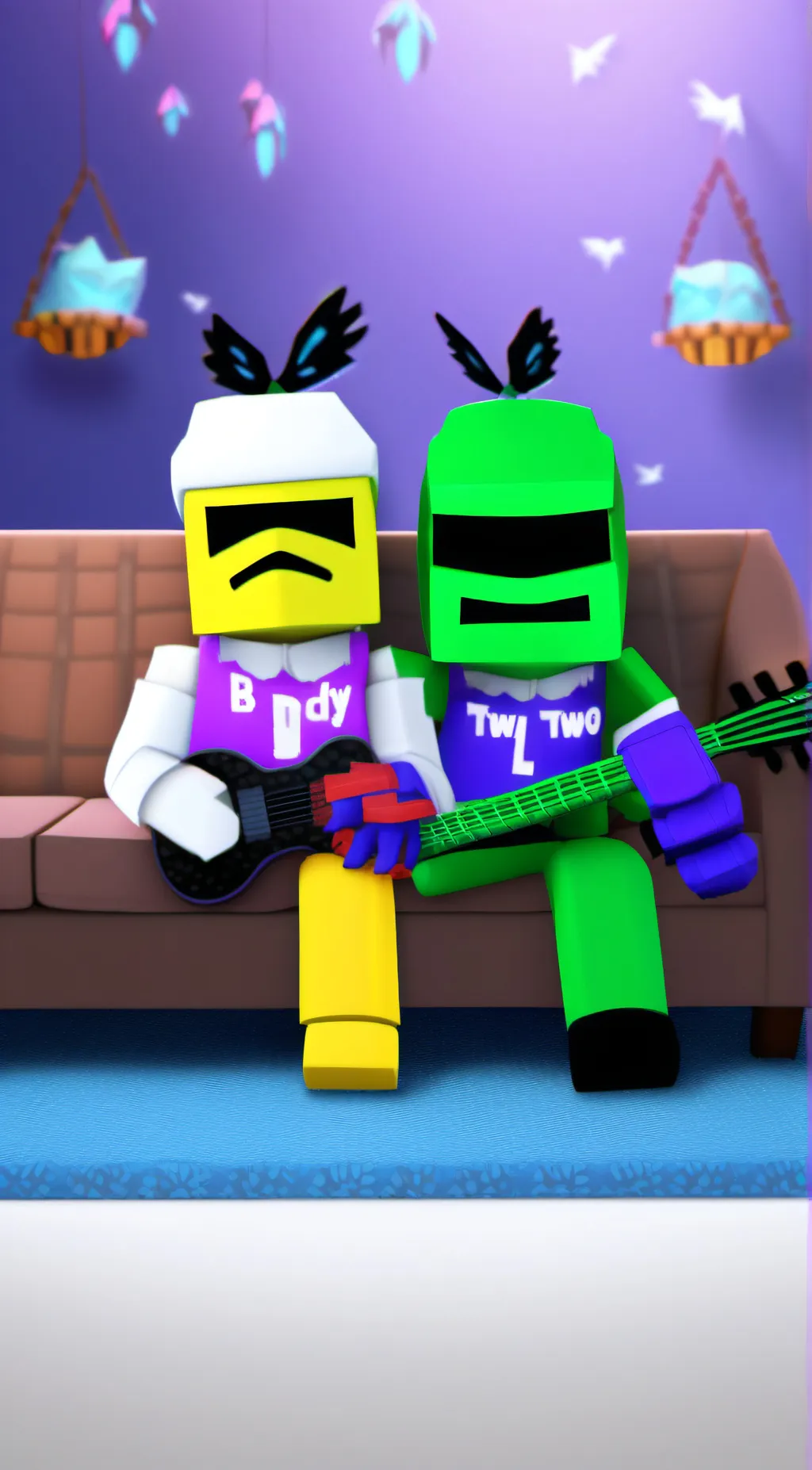 ai character: the two background