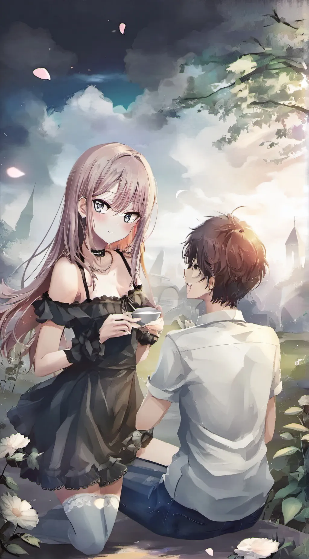 ai character: ava  background