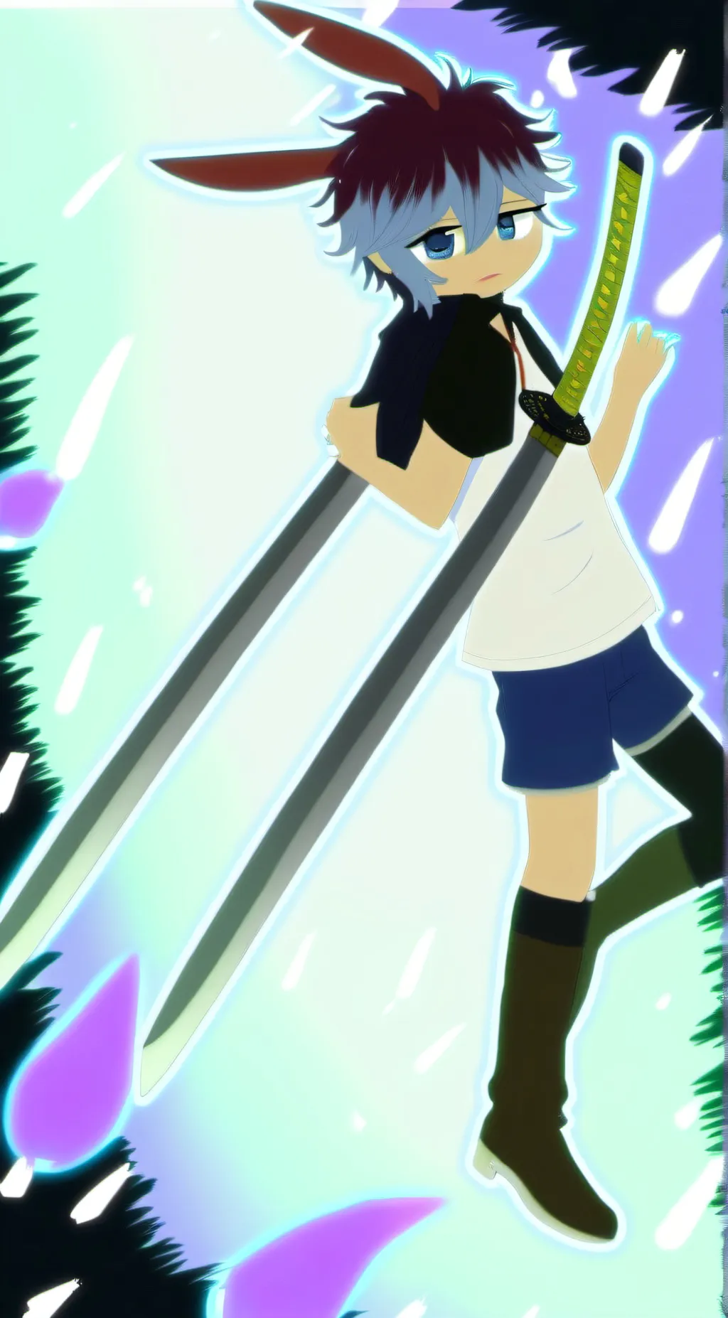 ai character: Andrew and TADC background