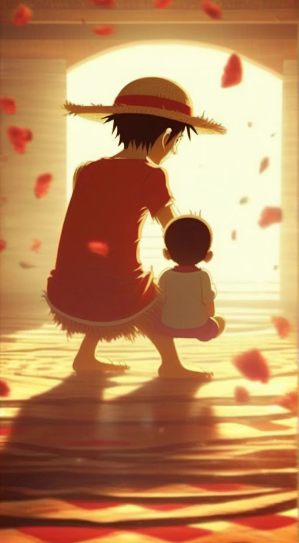 ai character: straw hat crew background