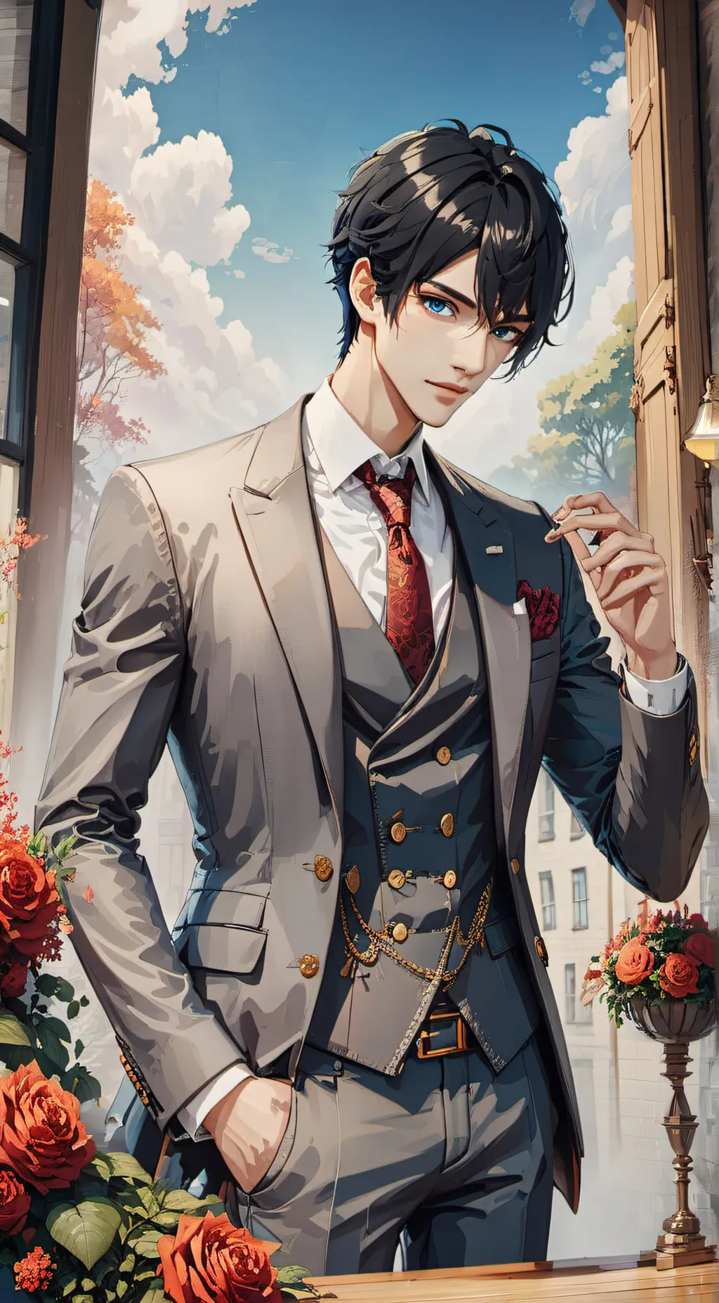 ai character: Charlie  background