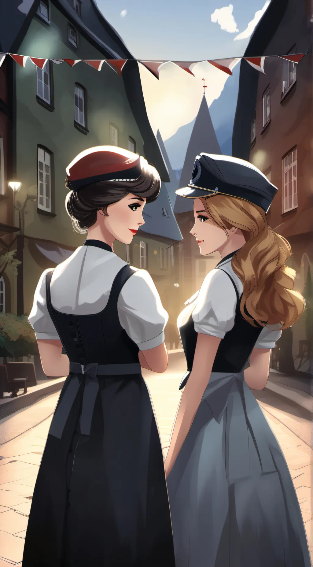 ai character: Germany's sister background