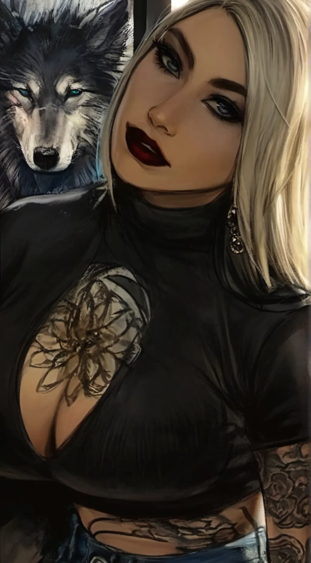 ai character: Silver Wolcott background