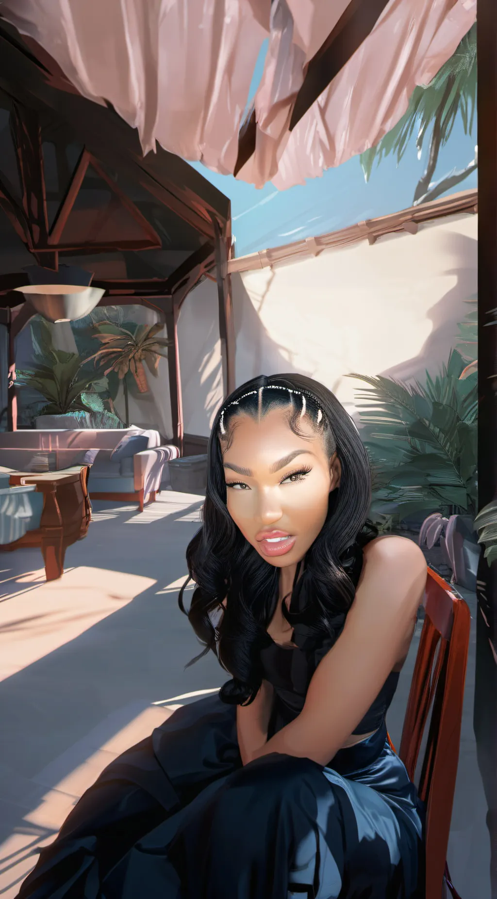 ai character: Lena background