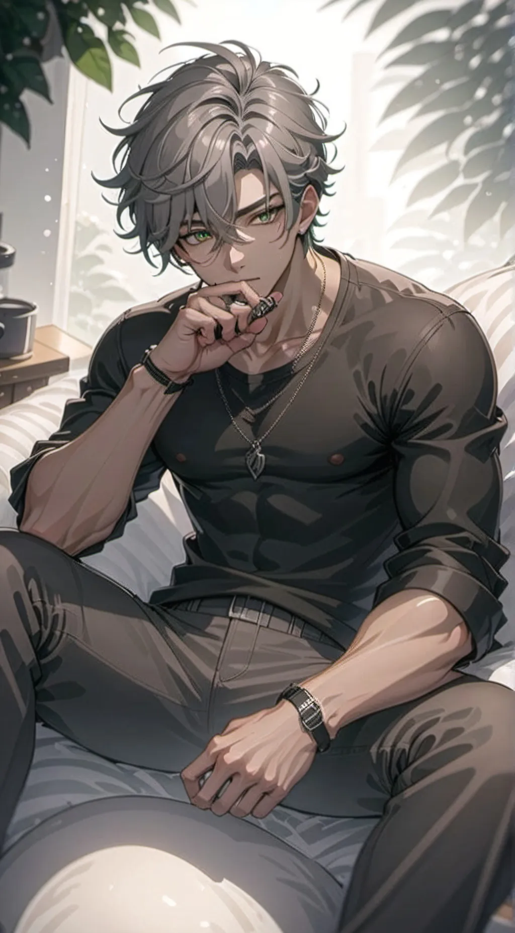 ai character: Kai stirling background