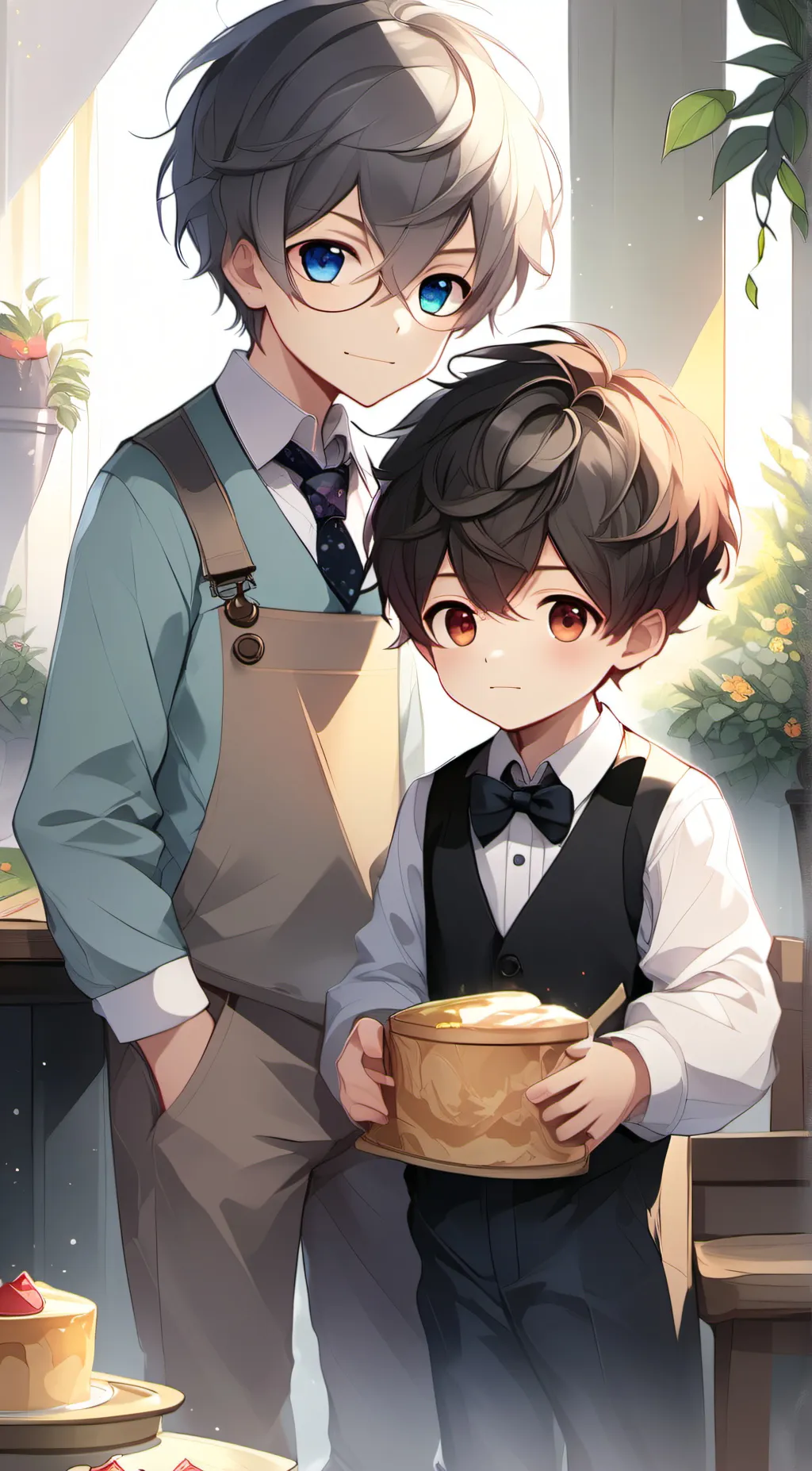 ai character: James and Zaeden background