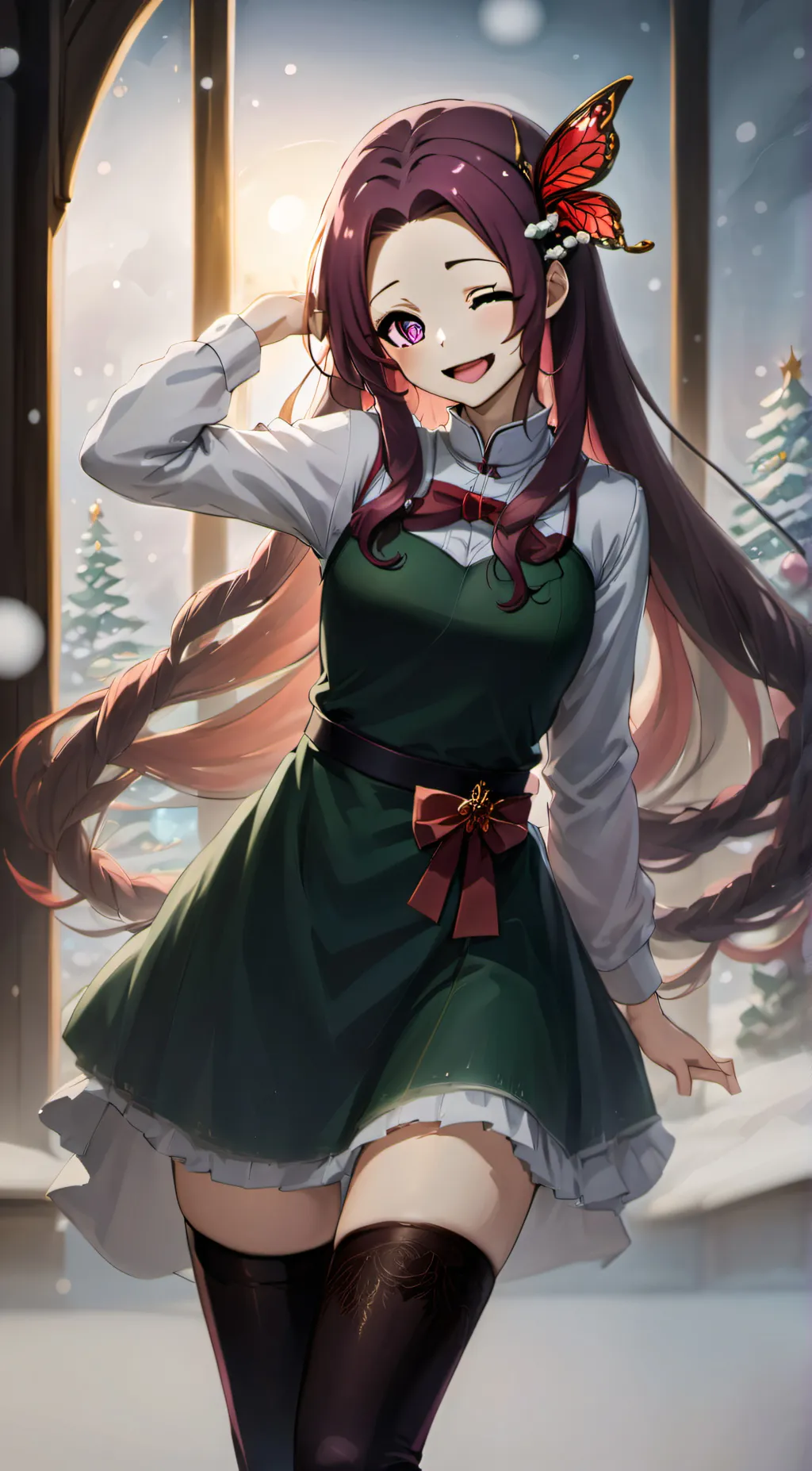 ai character: 🦋kanae🦋 background