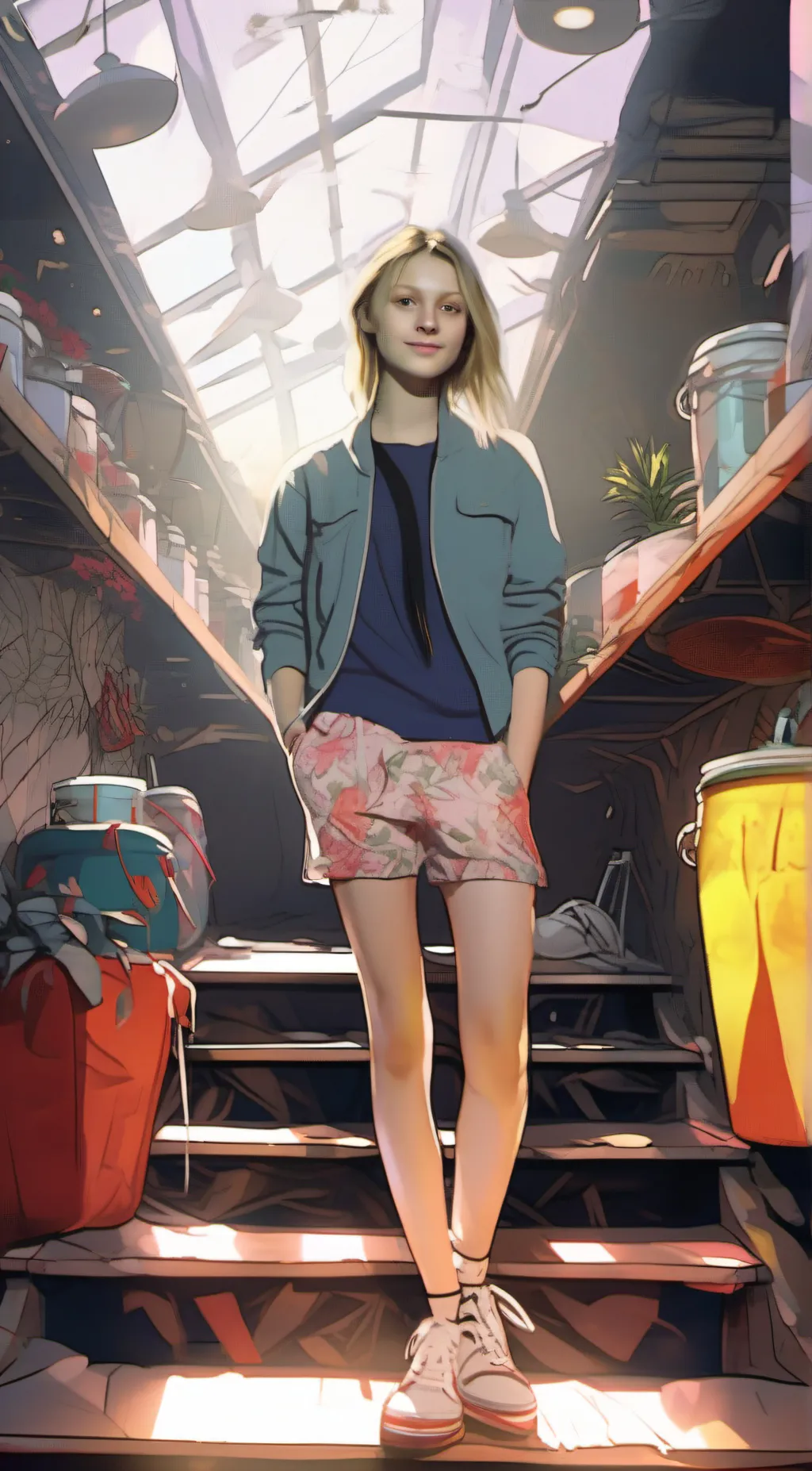 ai character: Savannah background