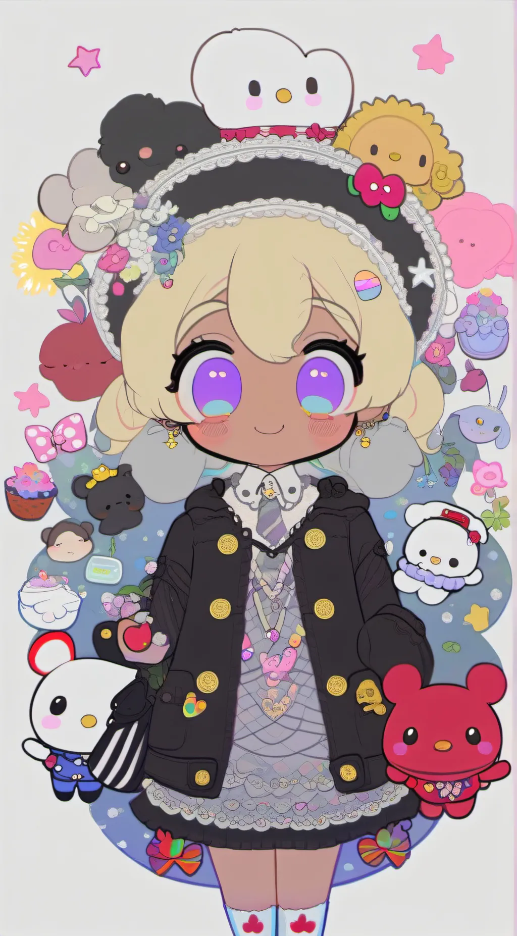 ai character: Sanrio rp! background