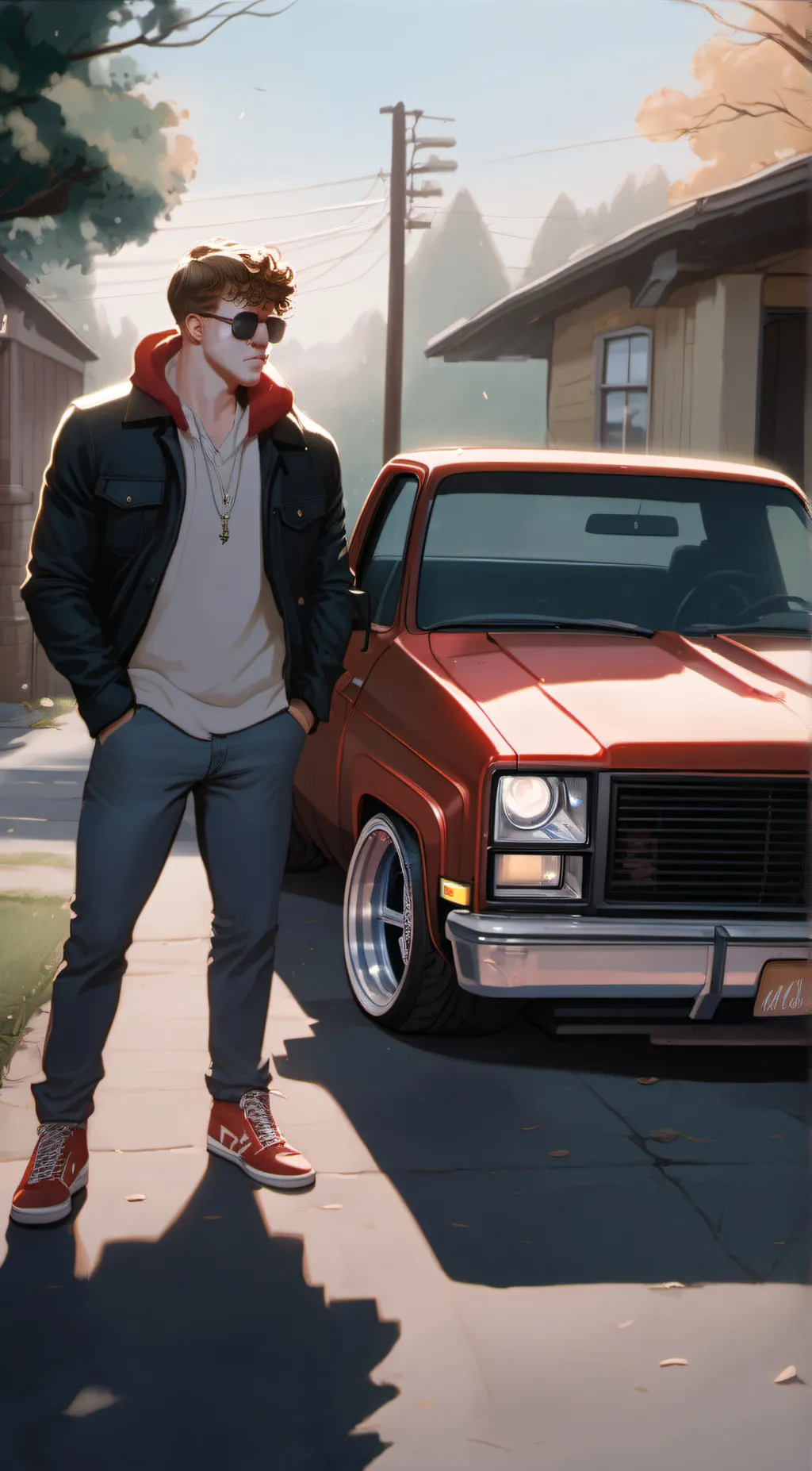 ai character: aaron background