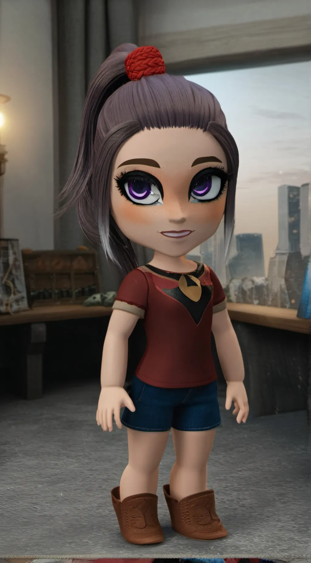 ai character: my talking Angela background