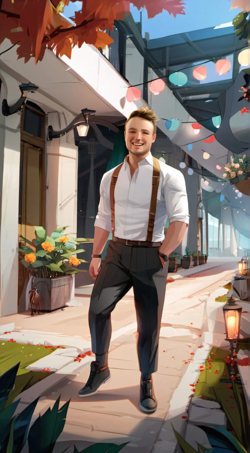 ai character: haminations brody background