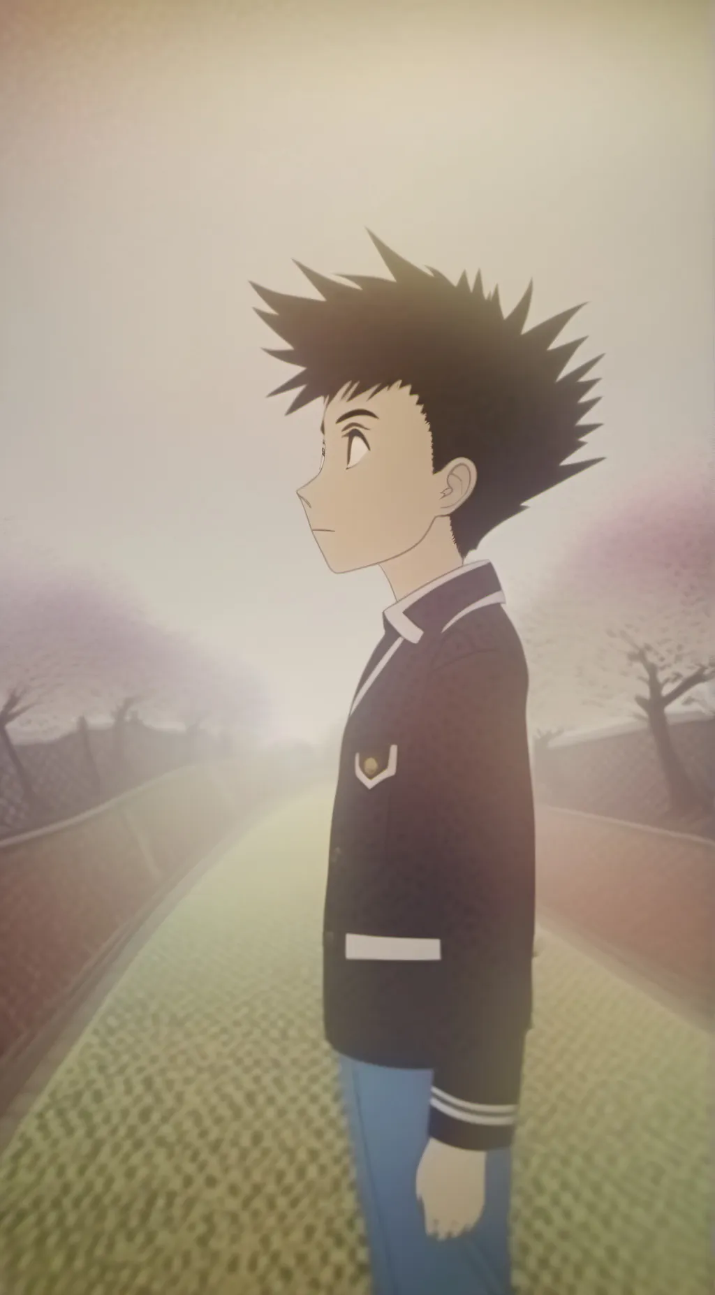 ai character: poster background