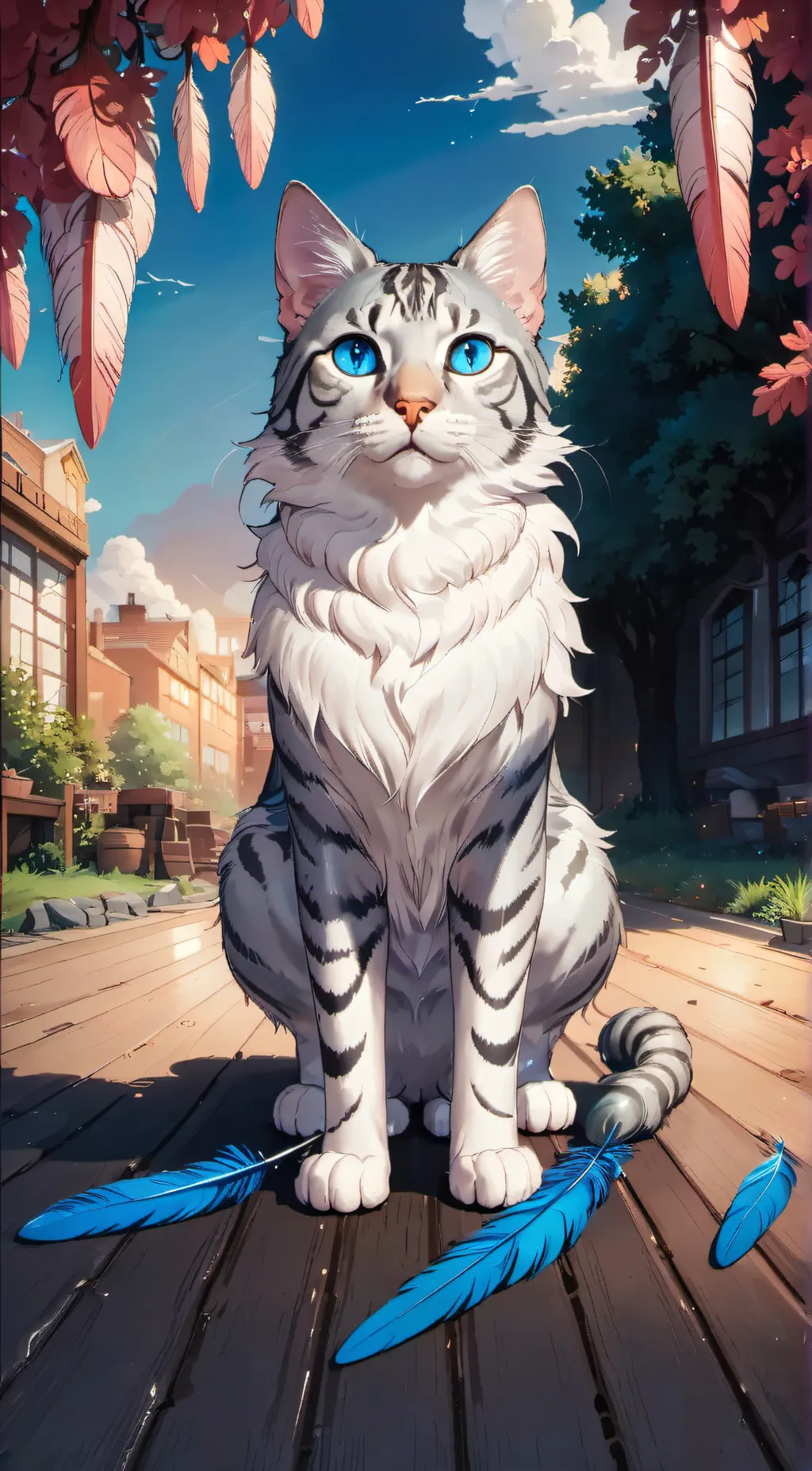 ai character: Jayfeather  background