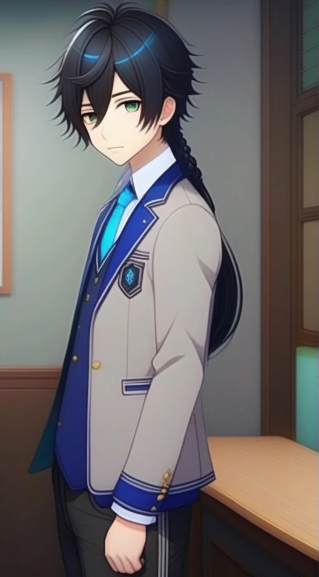 ai character: MUICHIRO!!!!! background