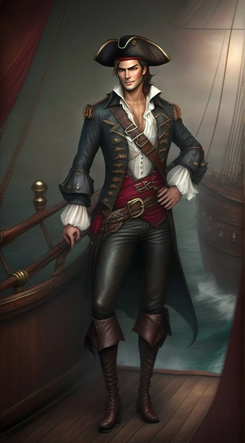 ai character: Captain Alexander  background