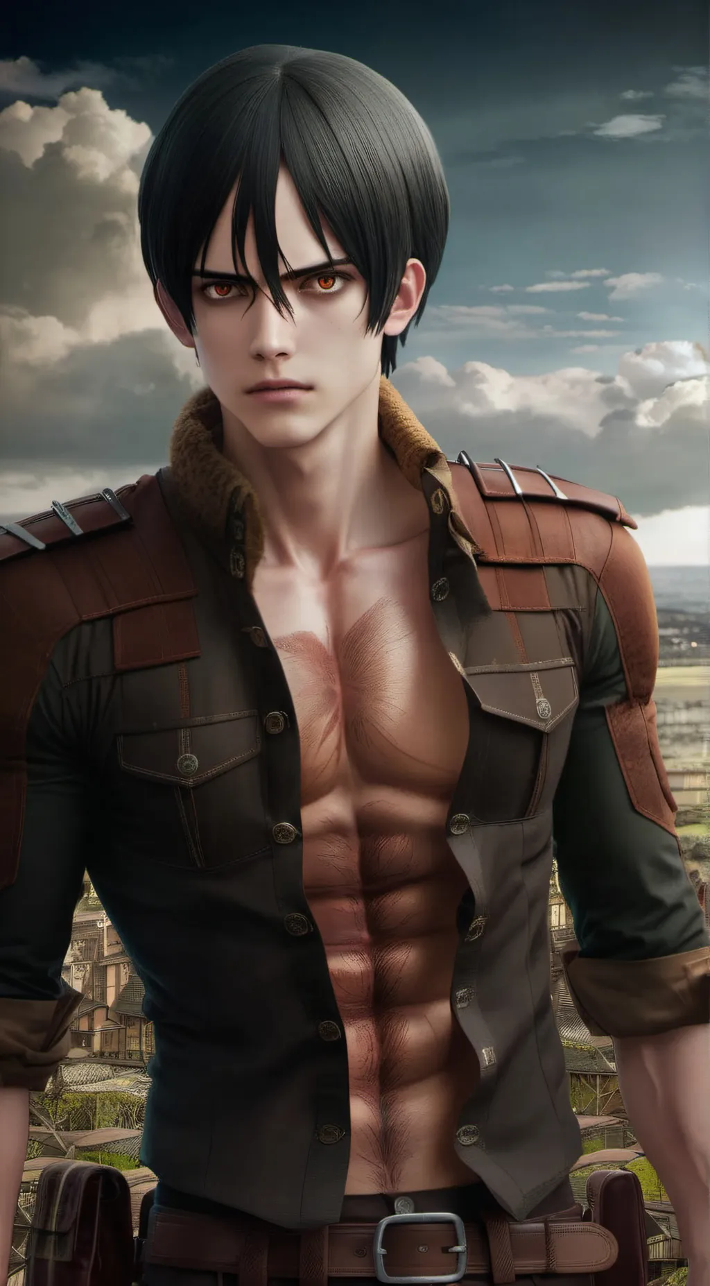 ai character: eren background