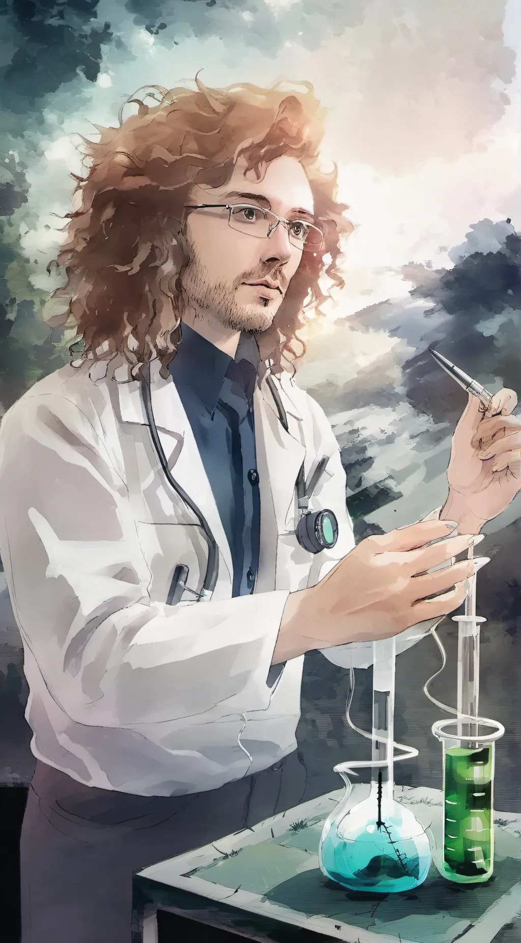 ai character: Experiment 001 background