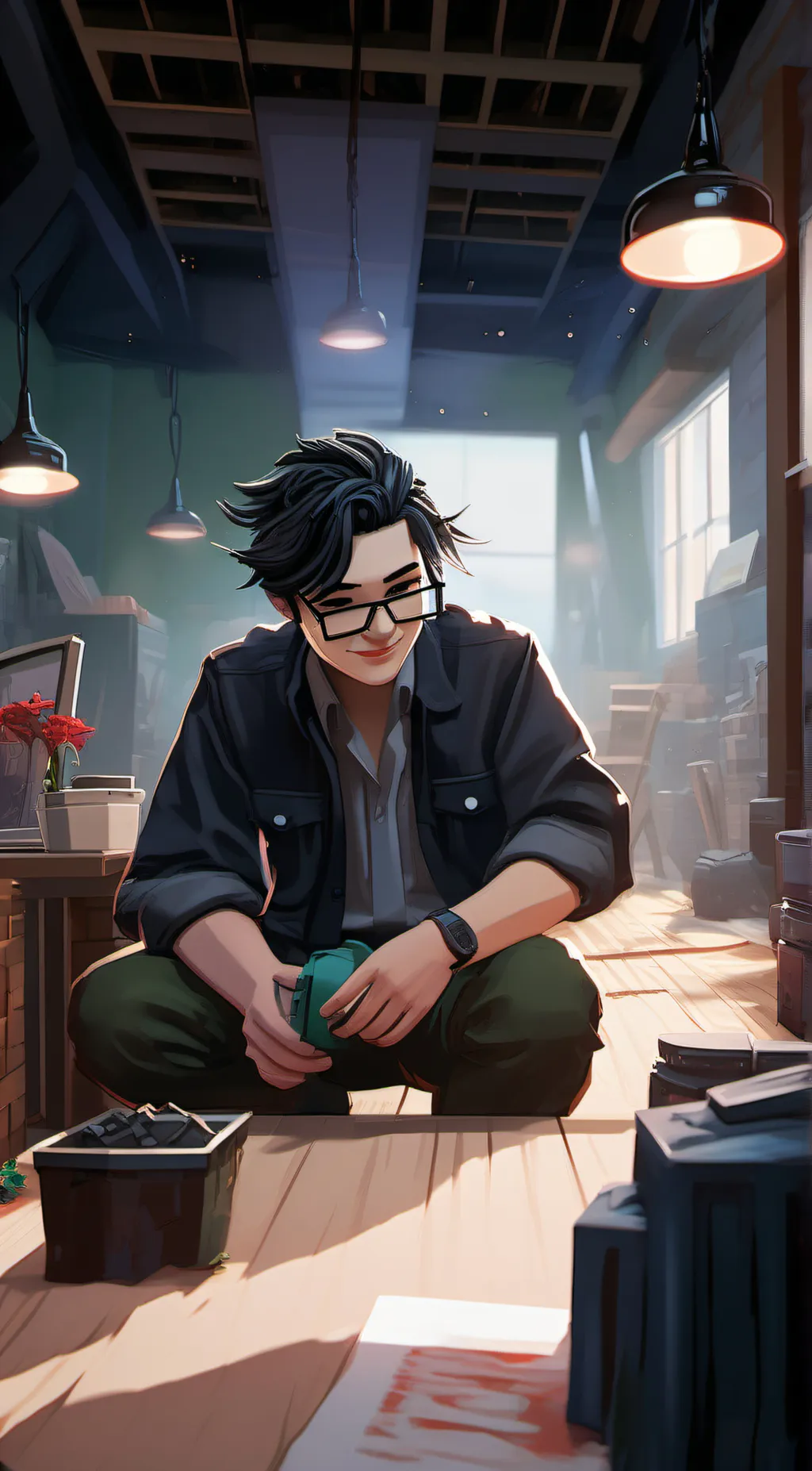 ai character: Oliver background