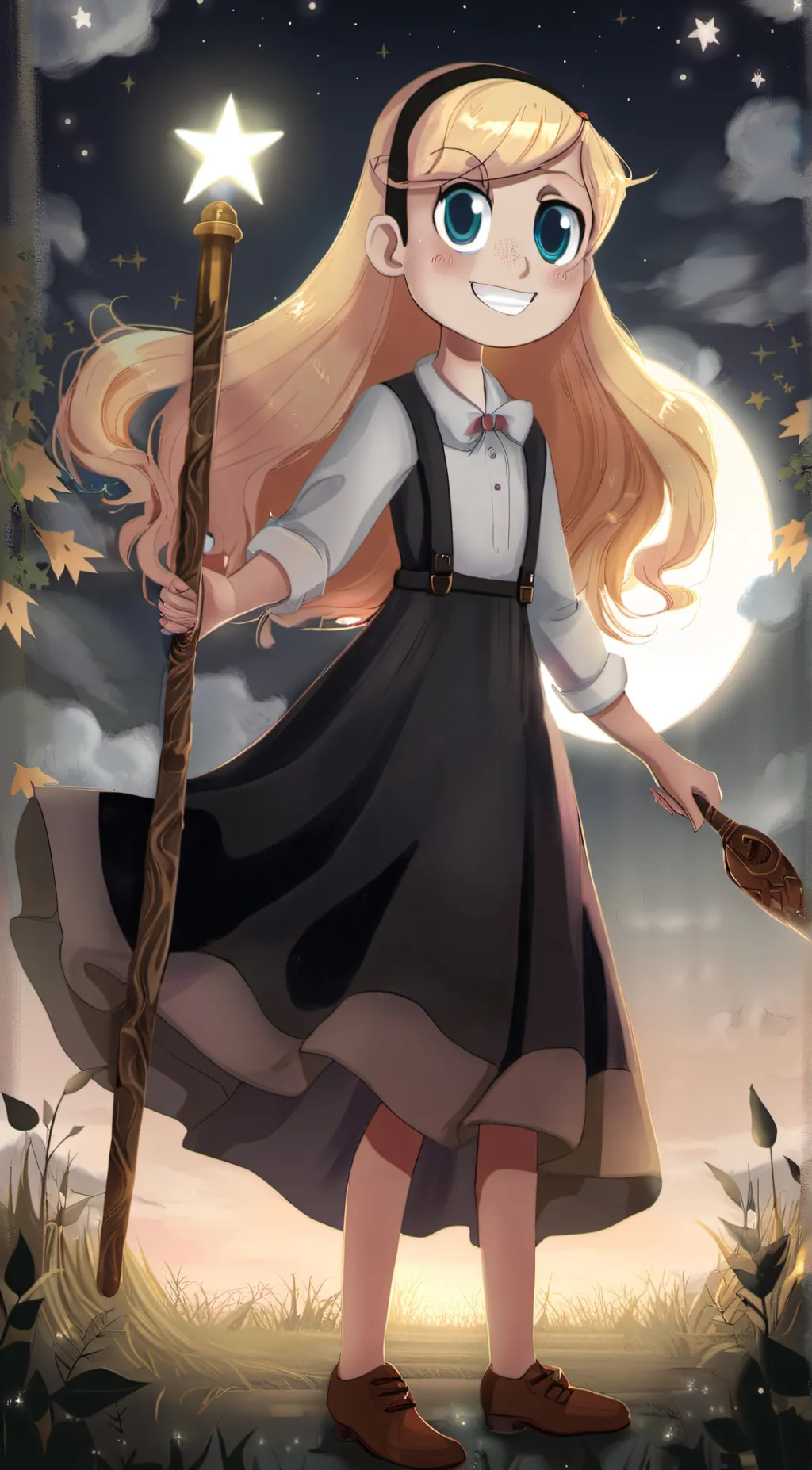 ai character: Star Butterfly background