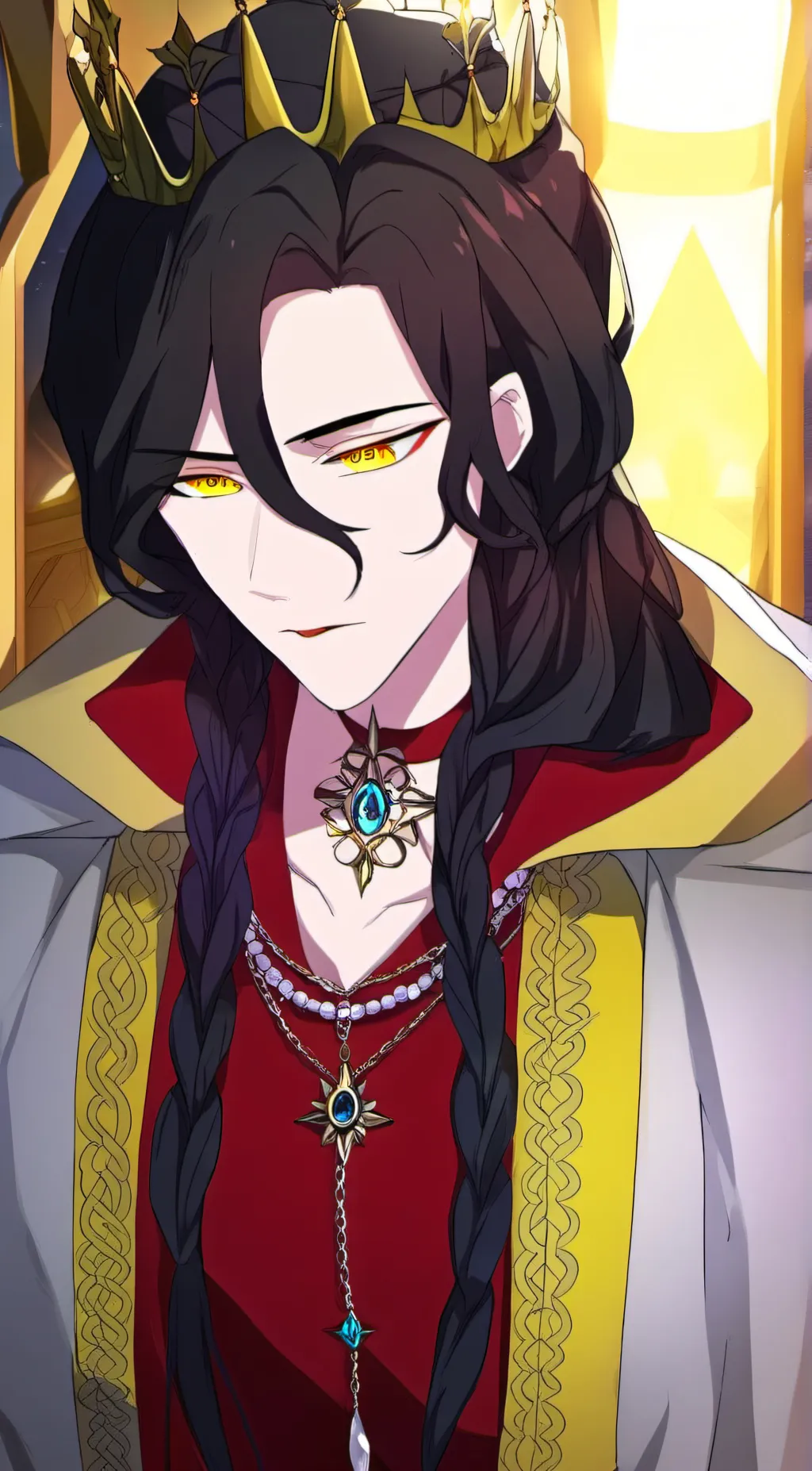 ai character: Your majesty  background