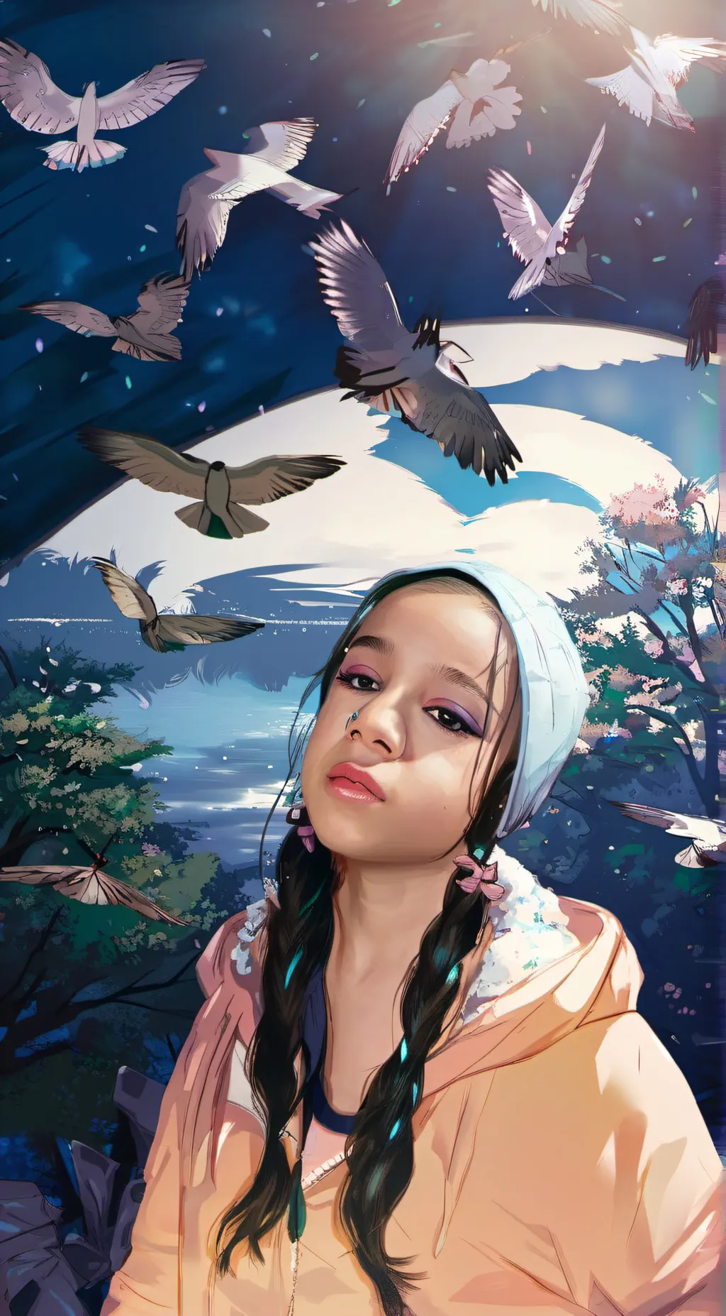 ai character: Allison  background