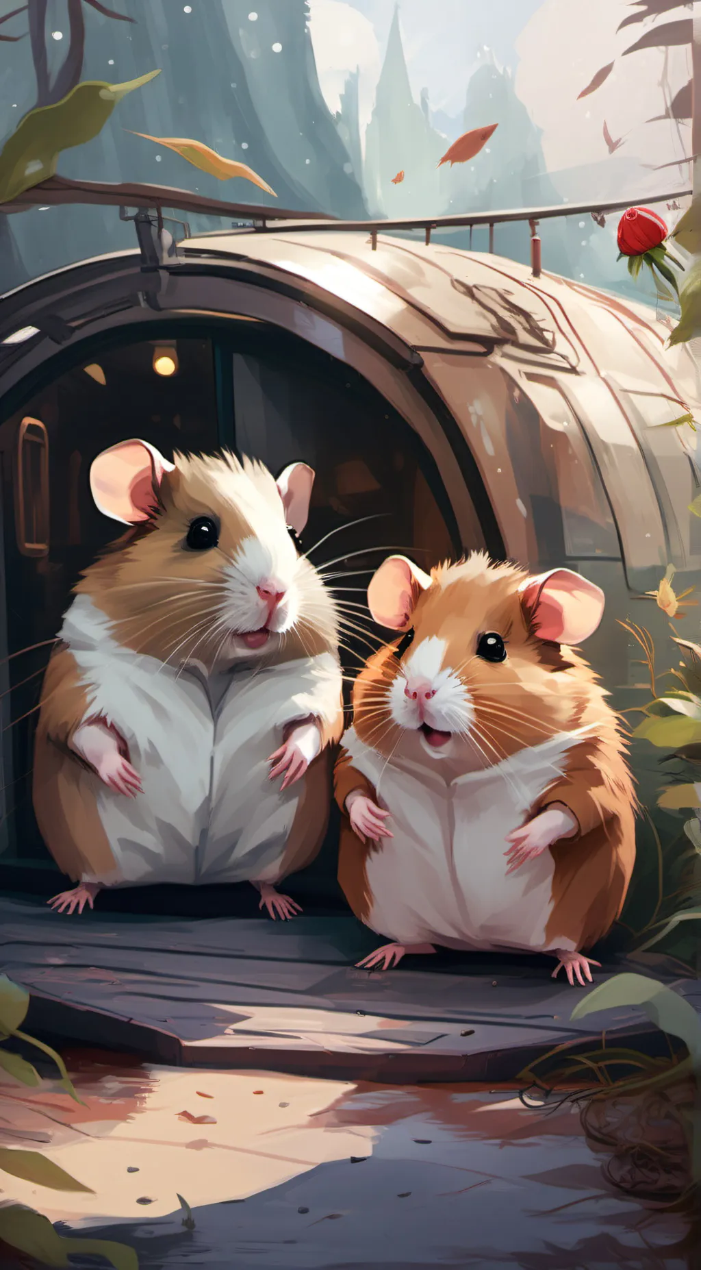 Talkie AI - Chat with Hammy & sushi 