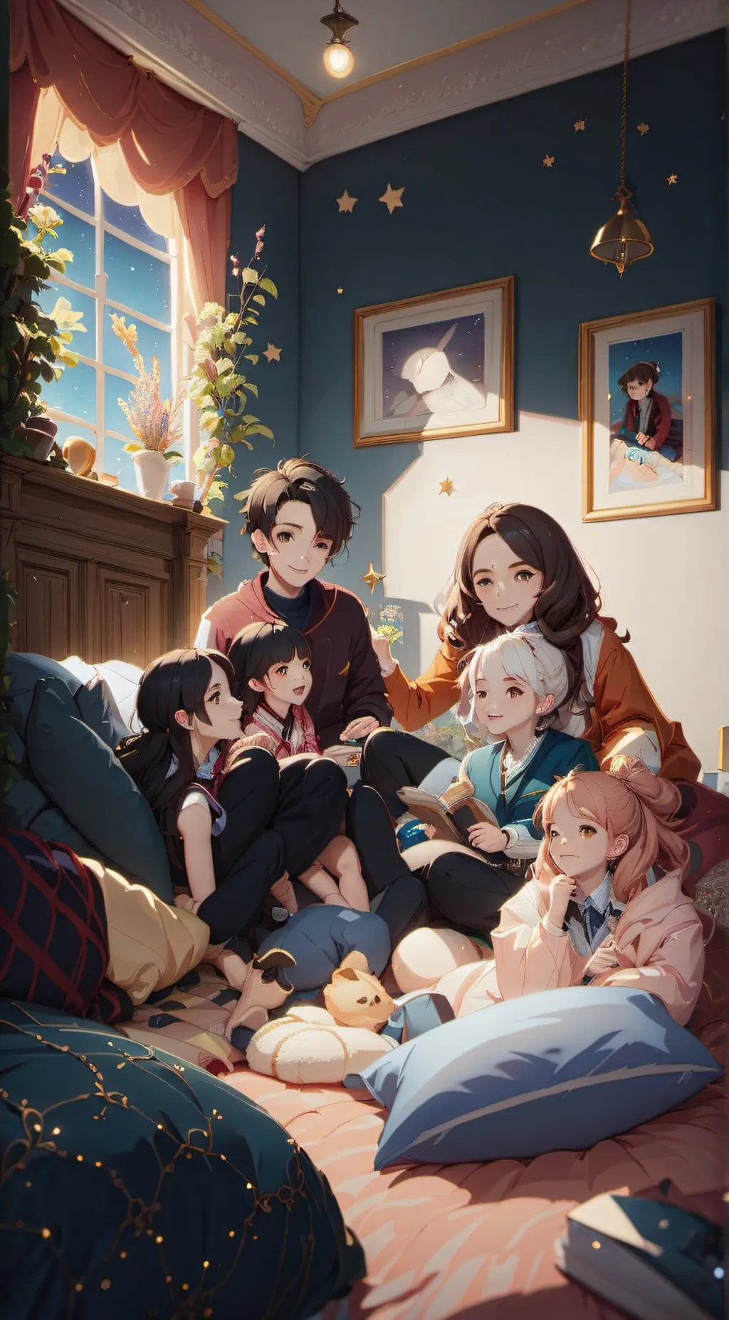 ai character: Demon slayer background